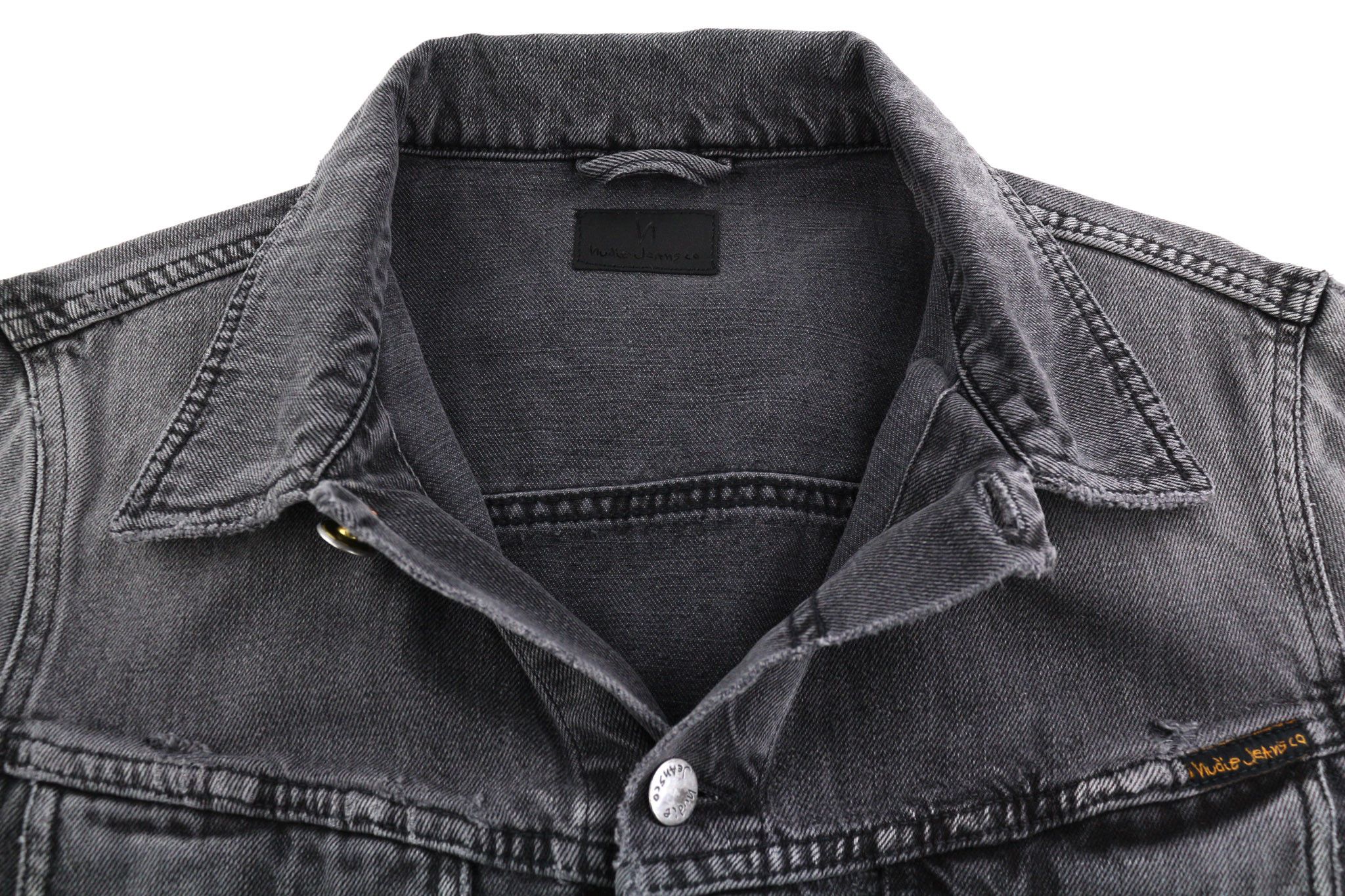 Nudie Jeans BILLY M Desolation Polo Neck Patch Denim Jacket 82471 Size US M / EU 48-50 / 2 - 4 Thumbnail