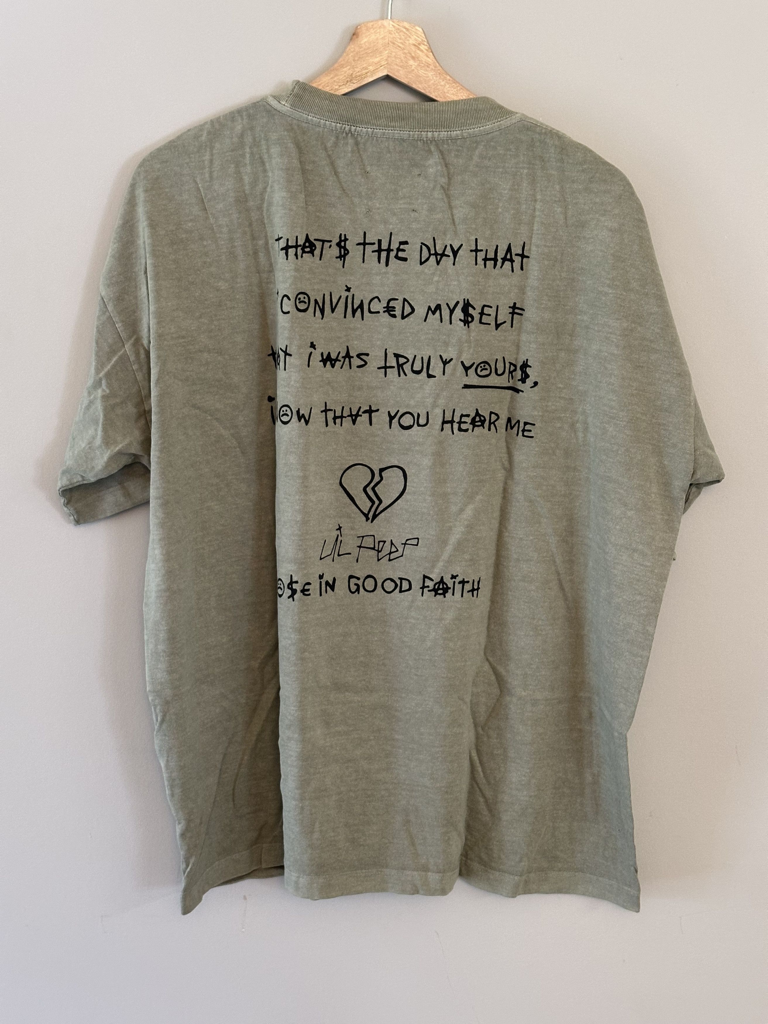 Lil Peep ROSE IN GOOD FAITH x Greenpeace x Lil Peep T-Shirt Size US L / EU 52-54 / 3 - 2 Thumbnail