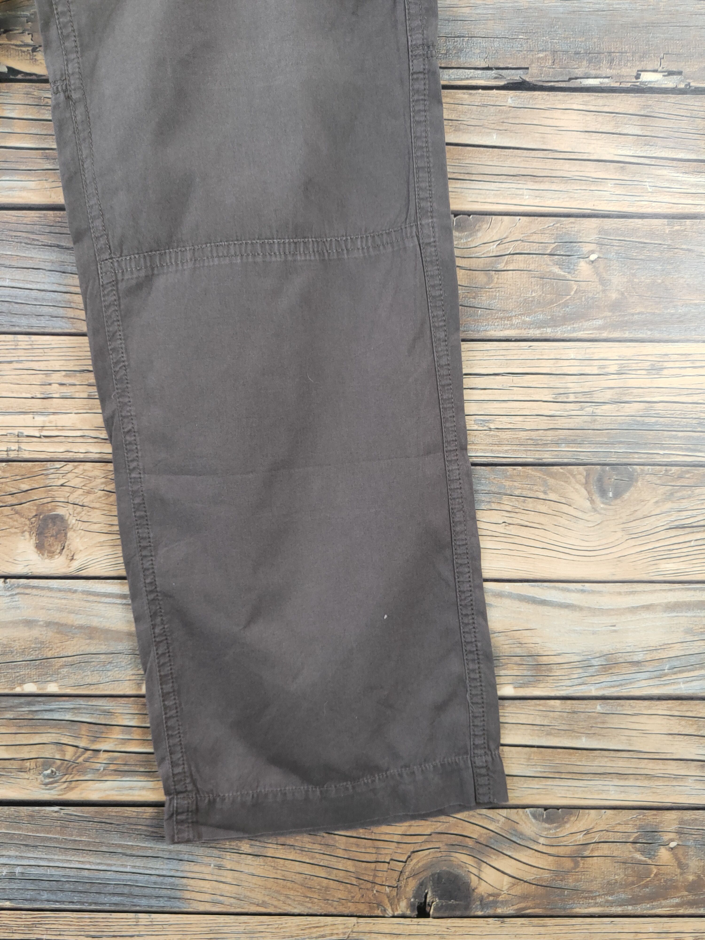 Japanese Brand D Daily News Dark Brown Multipocket Cargo Pants #W1857 Size US 30 / EU 46 - 6 Thumbnail