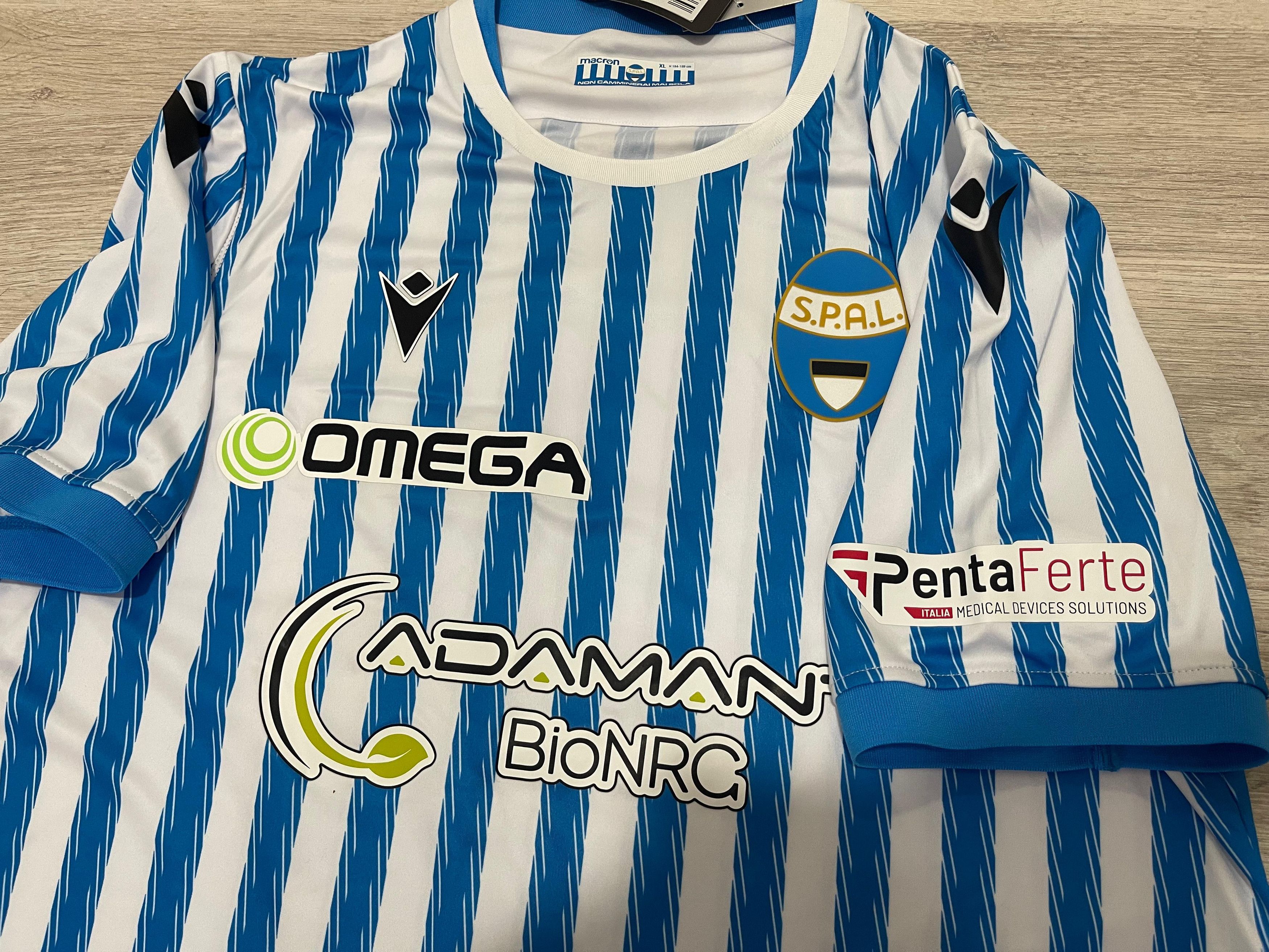 Macron SPAL 2020-21 Home Shirt Macron BNWT – Size XL Size US XL / EU 56 / 4 - 7 Thumbnail