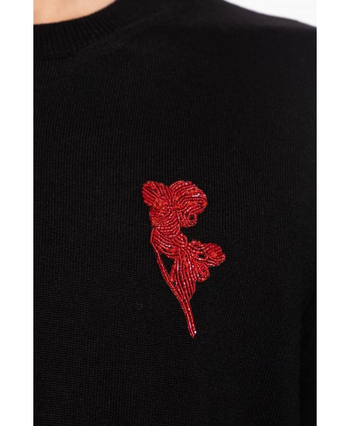 Alexander McQueen o1y1024 Sweater in Black Size US M / EU 48-50 / 2 - 5 Thumbnail
