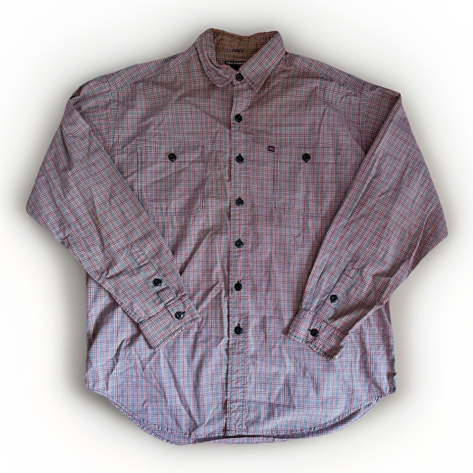 Polo Ralph Lauren Mens Vintage Ralph Lauren Polo Jeans CO Red Plaid shirt sz L Size US L / EU 52-54 / 3 - 2 Thumbnail