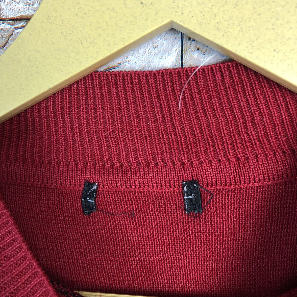 Vintage Japanese Brand Red Knitwear #A682 Size L / US 10 / IT 46 - 10 Thumbnail