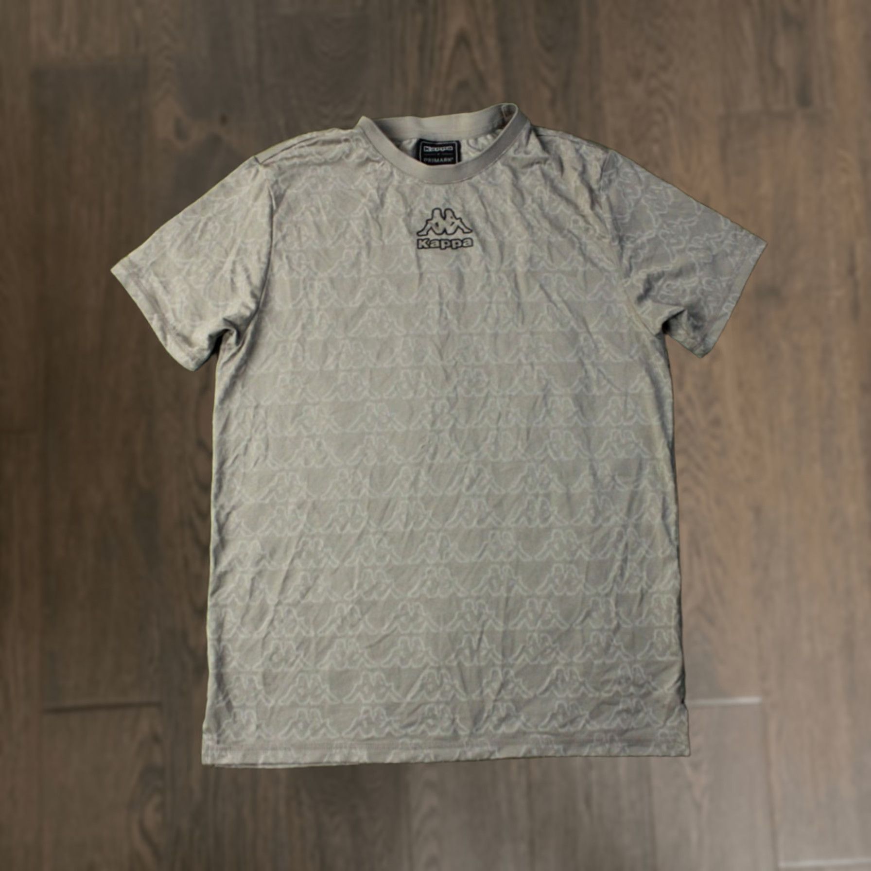 Kappa KAPPA x Primark Original Men Short Sleeve Shirt T-Shirt Jersey Tee Size L Gray Casual Basic Tee Shirts Mens Size US L / EU 52-54 / 3 - 1 Thumbnail