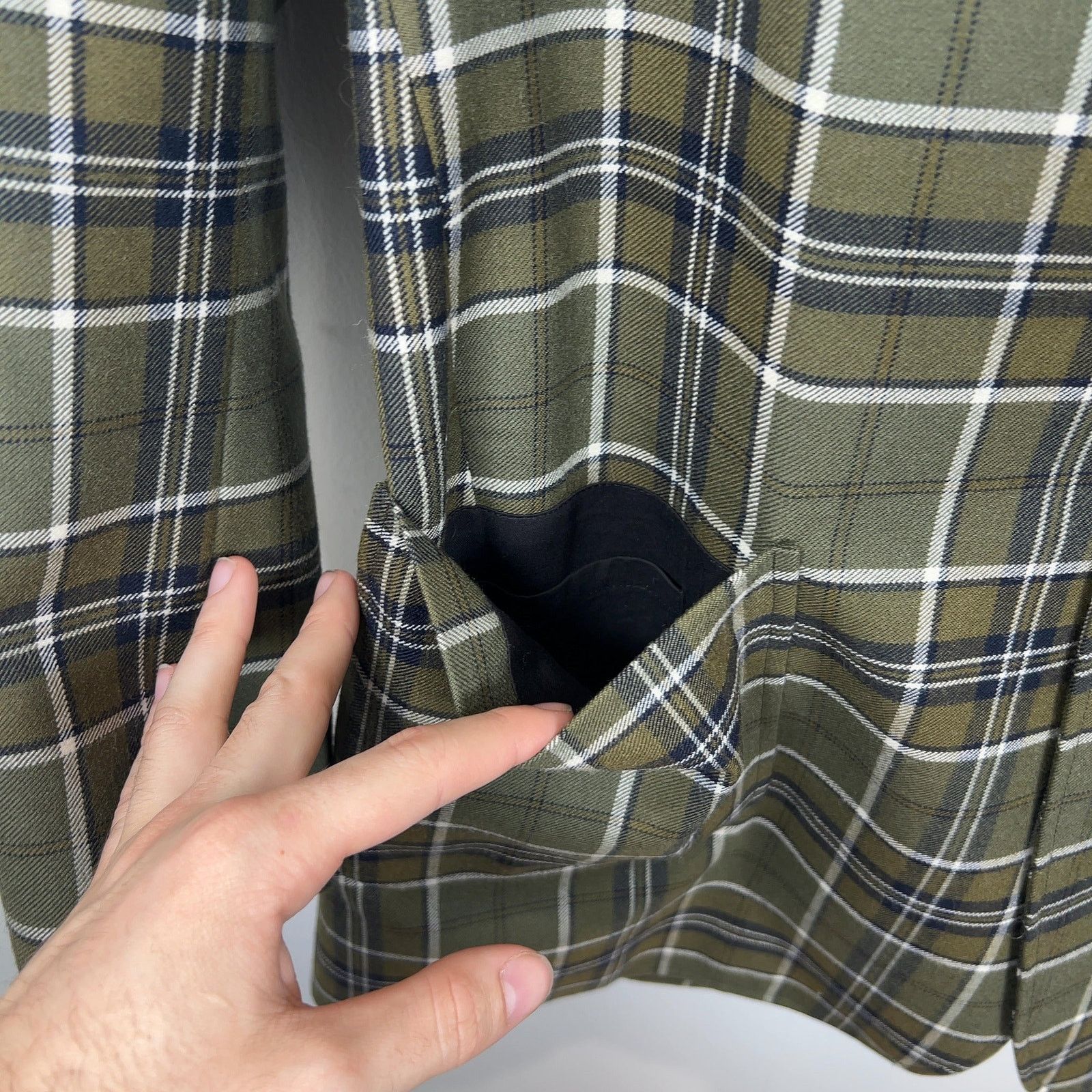Thom Browne Thom Browne Multi-Pocket Plaid Peacoat Size US M / EU 48-50 / 2 - 4 Thumbnail
