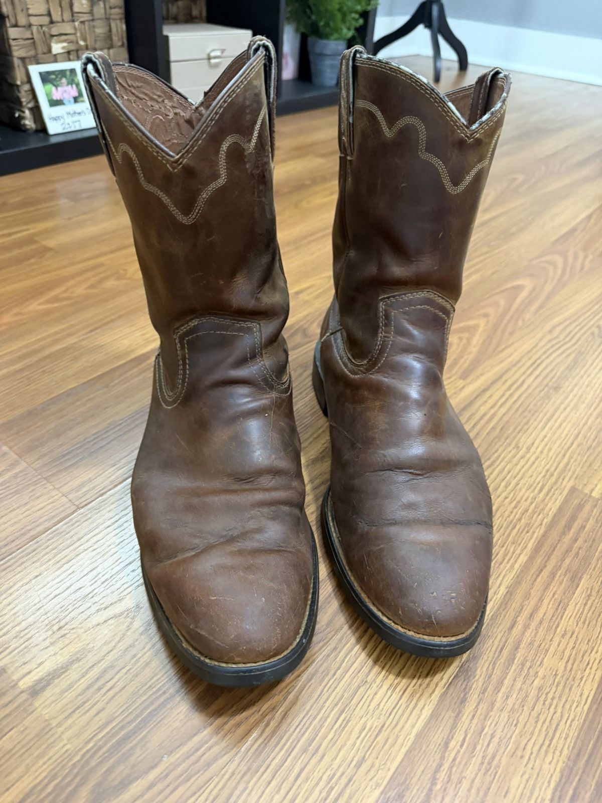 Justin Boots Justin Boots 3902 Mens Jeb Western Cowboy Boots Mid Calf 12D Size US 12 / EU 45 - 2 Thumbnail