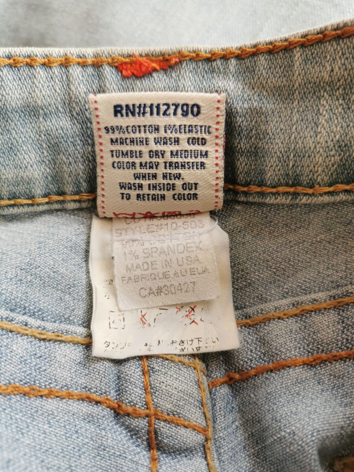 True Religion Bootcut True Religion Joey Blue Greyish Jeans Size 27" / US 4 / IT 40 - 8 Thumbnail