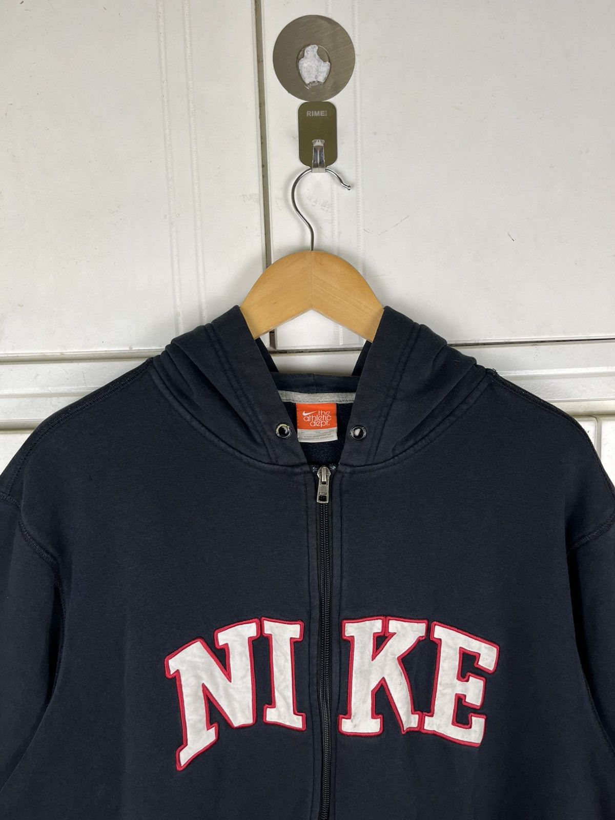 Nike Vintage Nike Spellout Zipper Hoodies Size US XL / EU 56 / 4 - 6 Thumbnail