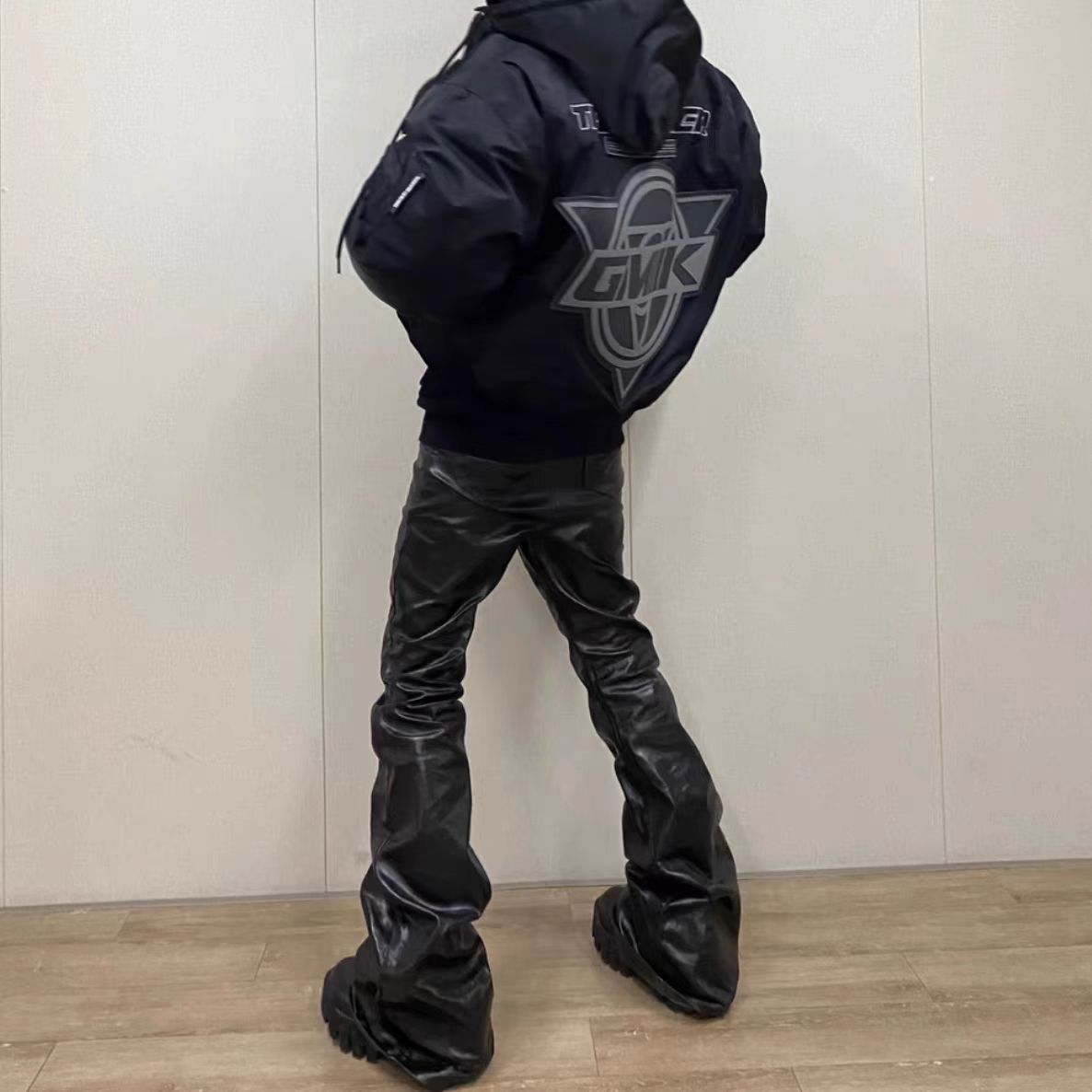 Japanese Brand × Vintage Street Dark Punk Hip Hop Glossy Pants Size US 30 / EU 46 - 4 Thumbnail