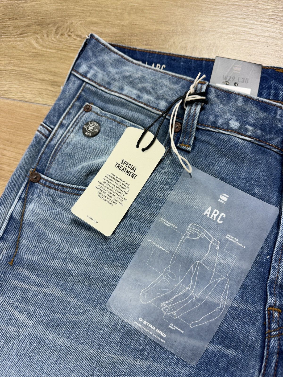 G-Star NEW🏷️ G-Star Raw Arc 3D Slim Denim Jeans Size US 29 - 5 Thumbnail