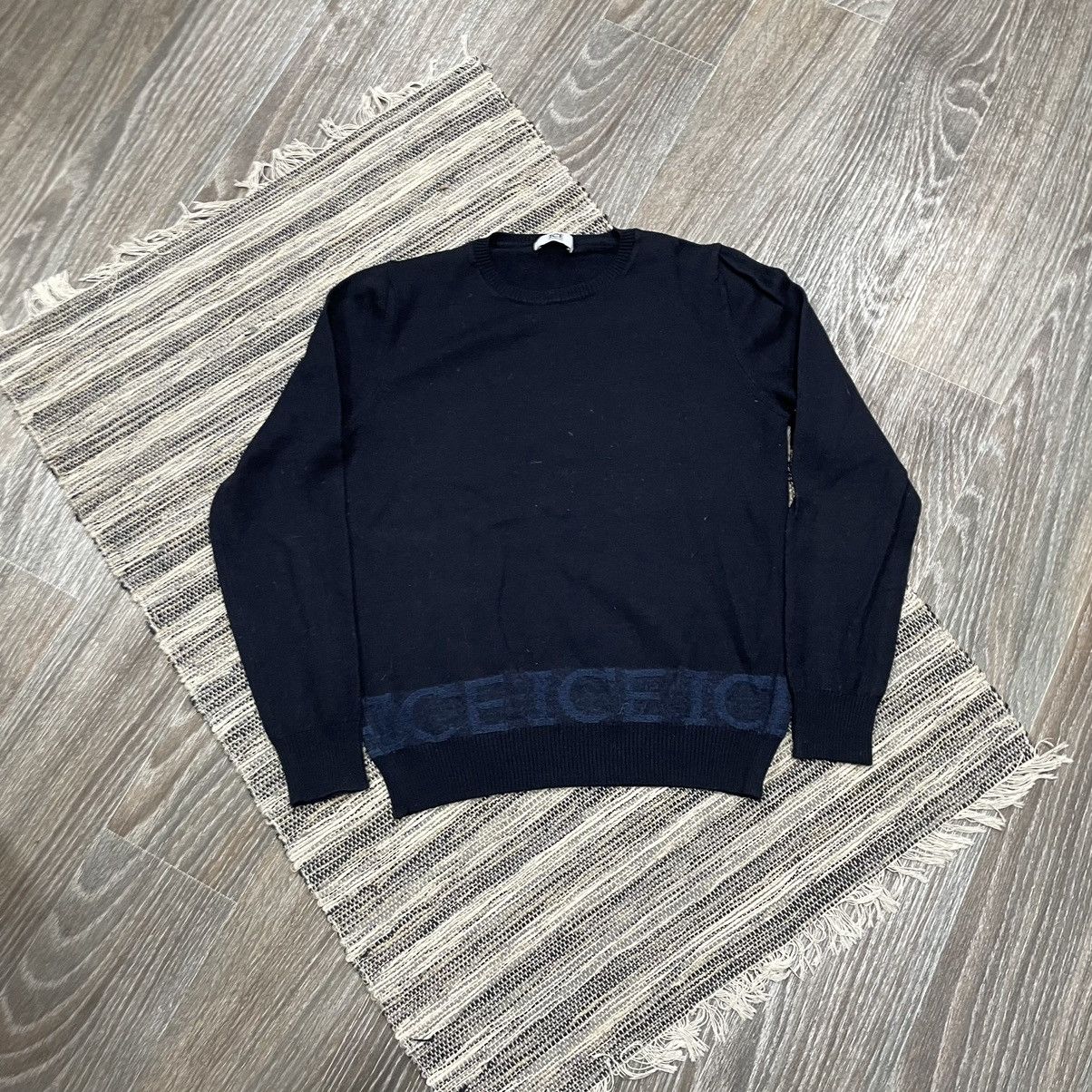 Ice Iceberg 90s vintage sweater big logo old money classic