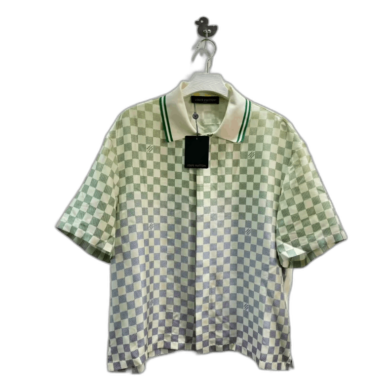 Louis Vuitton Louis Vuitton LV Louis Vuitton Damier Logo Short Sleeve Po Size US XXL / EU 58 / 5 - 1 Thumbnail