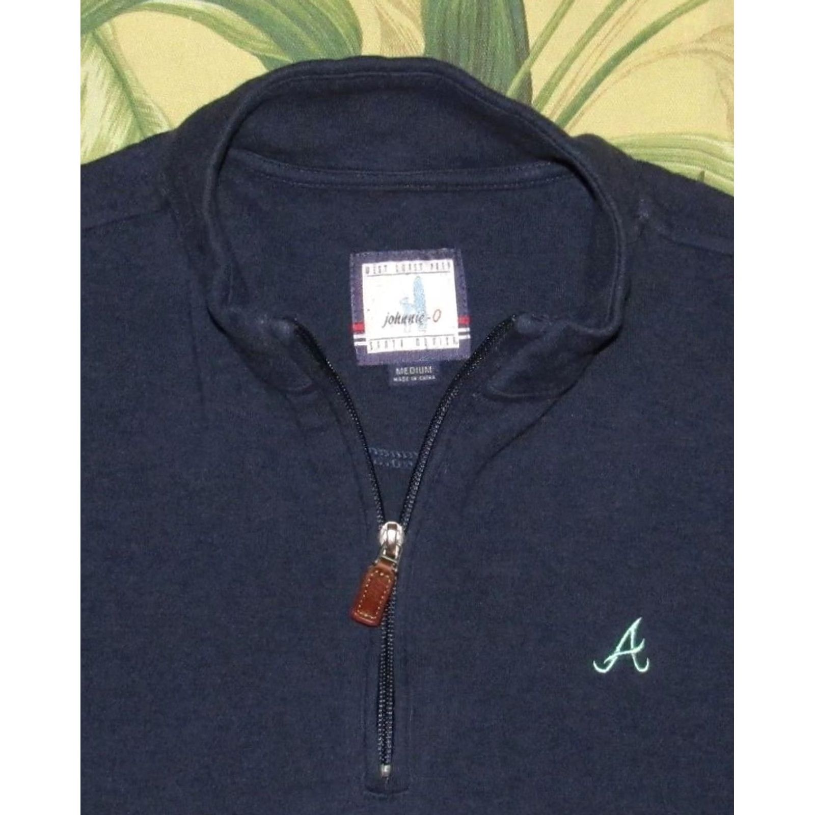 johnnie-O JOHNNIE O Womens Blue Cotton Atlanta Braves Sweater M Shirt? Size M / US 6-8 / IT 42-44 - 2 Thumbnail