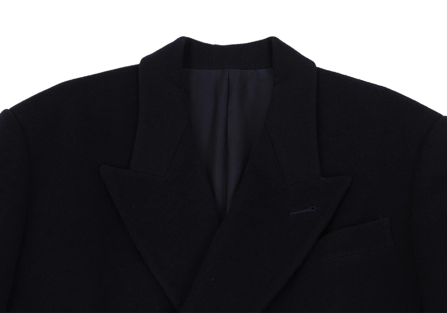 Jean Paul Gaultier Double-Breasted Wool Chester Coat in Navy, Size 50 Size US M / EU 48-50 / 2 - 3 Thumbnail