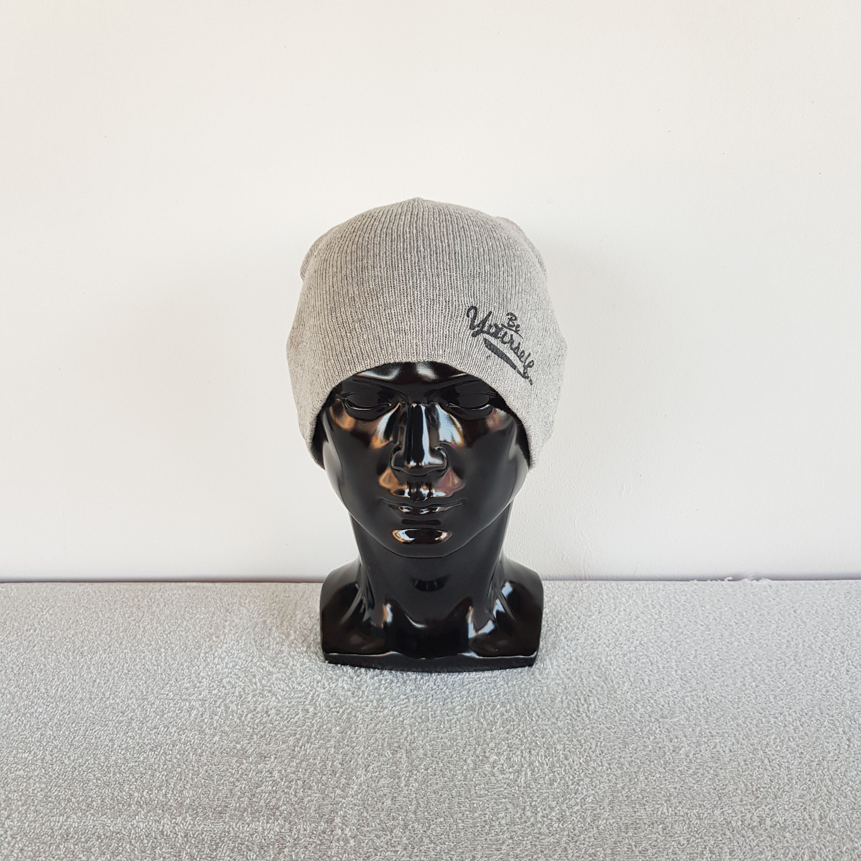 Japanese Brand Yourself Beanie Y2K Humor Snow Caps Hats Size ONE SIZE - 2 Thumbnail