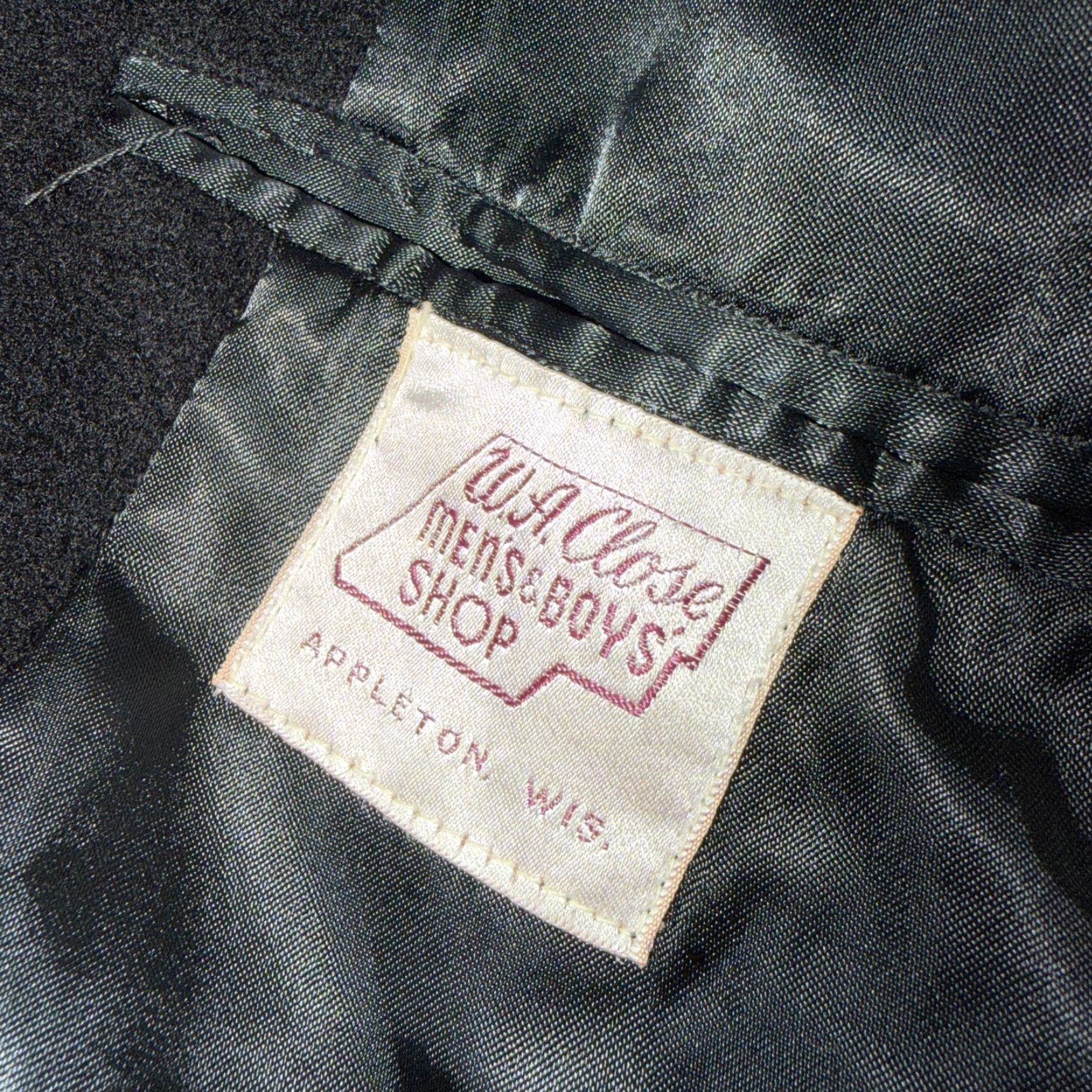 Vintage VINTAGE Black Wool Cashmere Overcoat Men’s 42 Long Retro Trench 1950s 1960s Size US XS / EU 42 / 0 - 3 Thumbnail