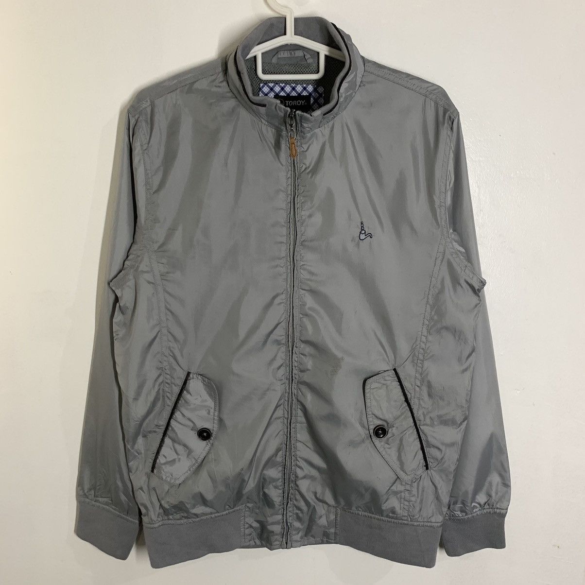 Vintage Japanese Brand Toroy Full Zip Bomber Jacket
