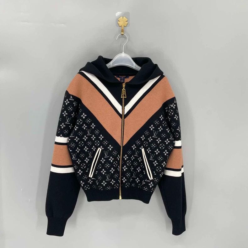 Louis Vuitton Louis Vuitton Jacquard color-block zipper jacket 2501-Nexta Size US XS / EU 42 / 0 - 1 Thumbnail