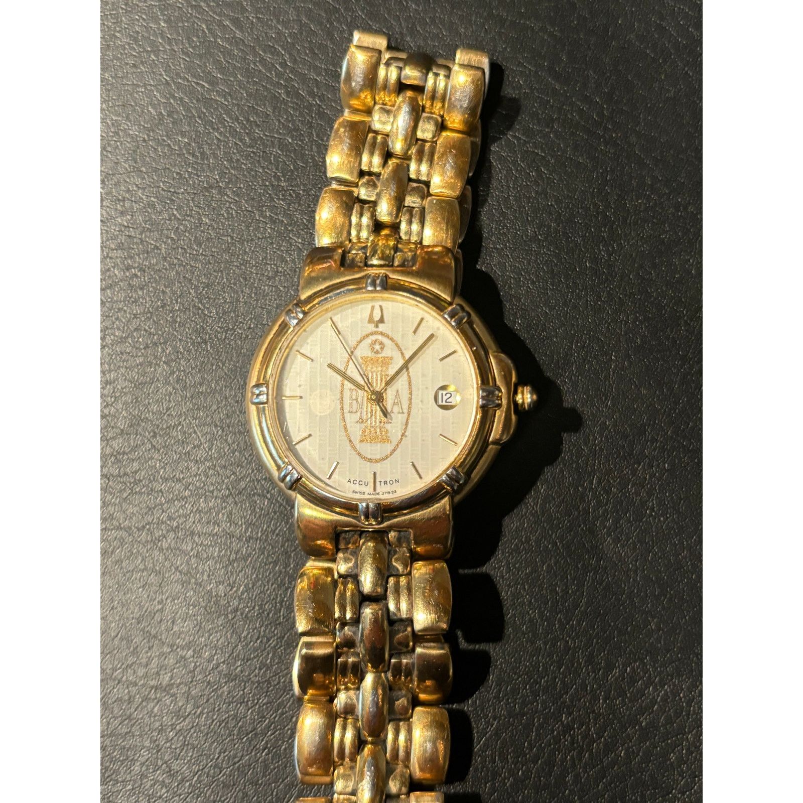Bulova Accutron Gold Tone Men’s Watch. New Battery. Size ONE SIZE - 6 Thumbnail