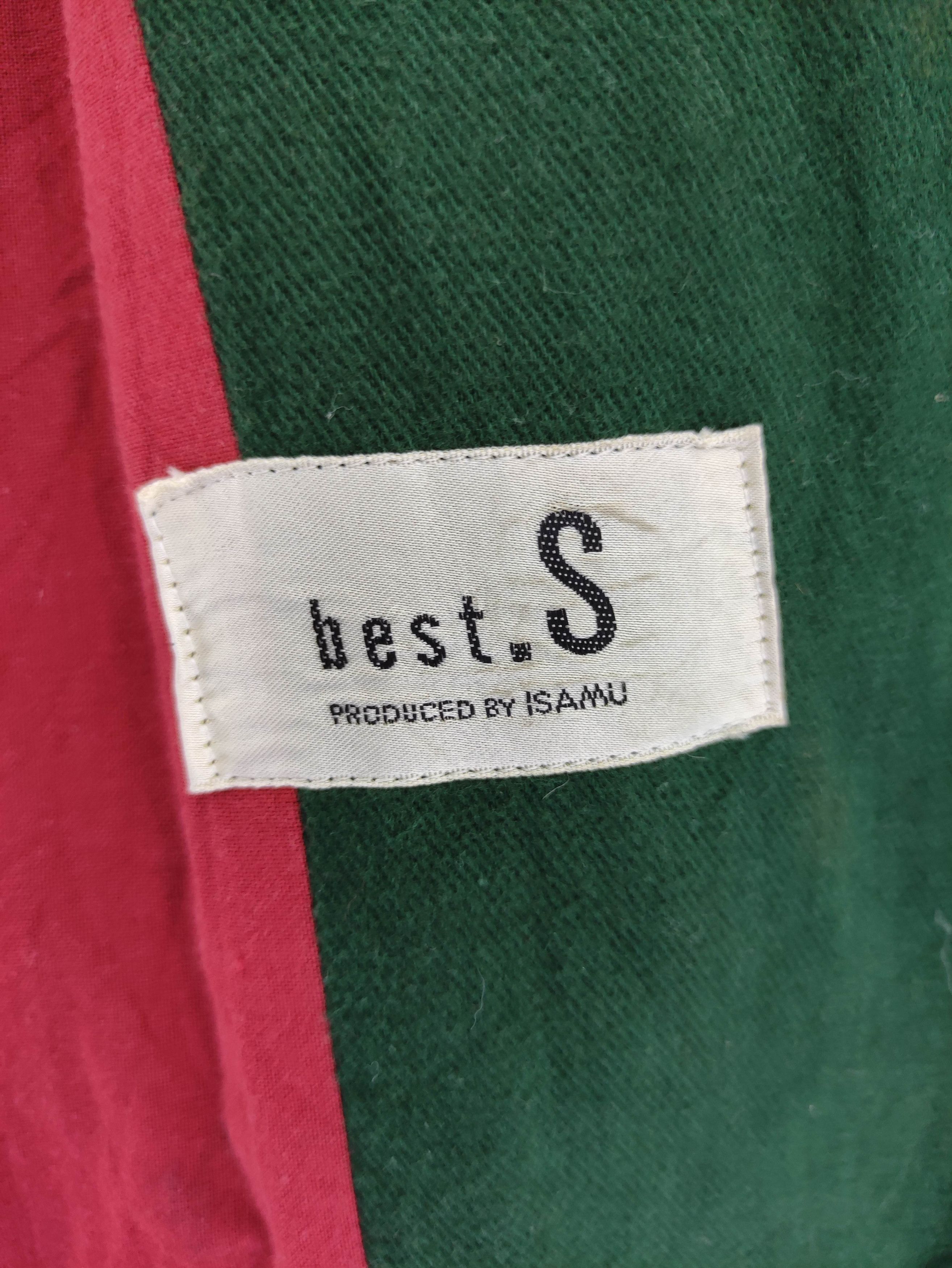 Japanese Brand Vintage Best.S By Isamu Varsity Bomber Jacket Zipper Size US L / EU 52-54 / 3 - 5 Thumbnail