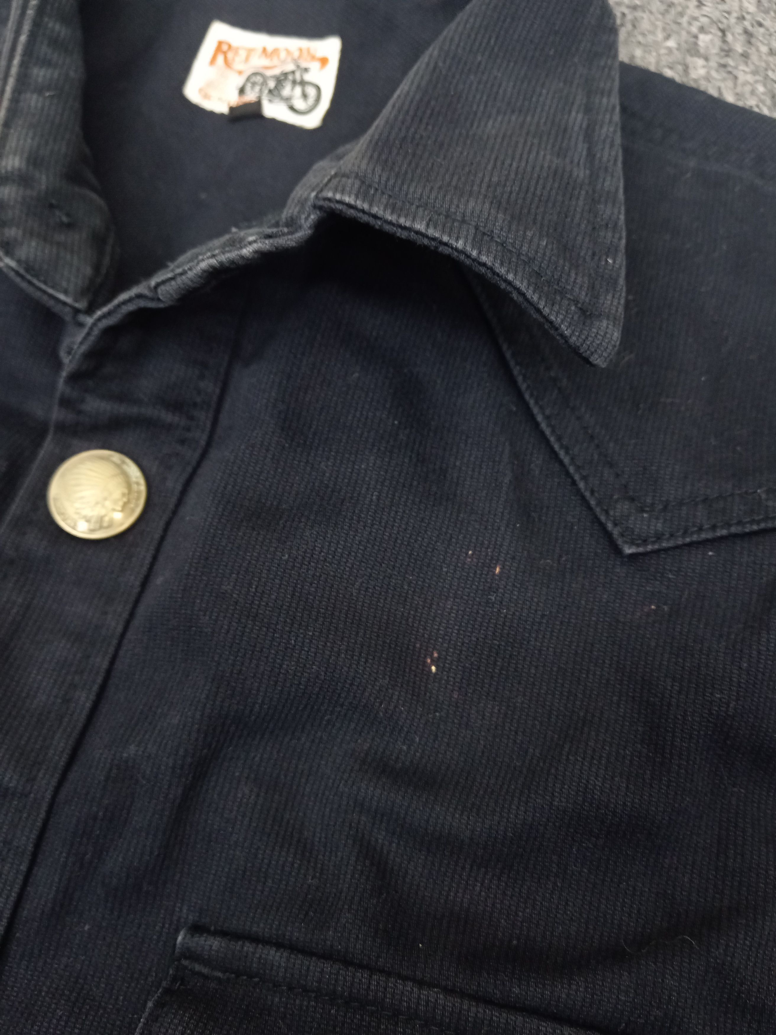 Redmoon Vintage Redmoon Codroy Denim Navy Blue Motorcycle Jacket Size US M / EU 48-50 / 2 - 6 Thumbnail
