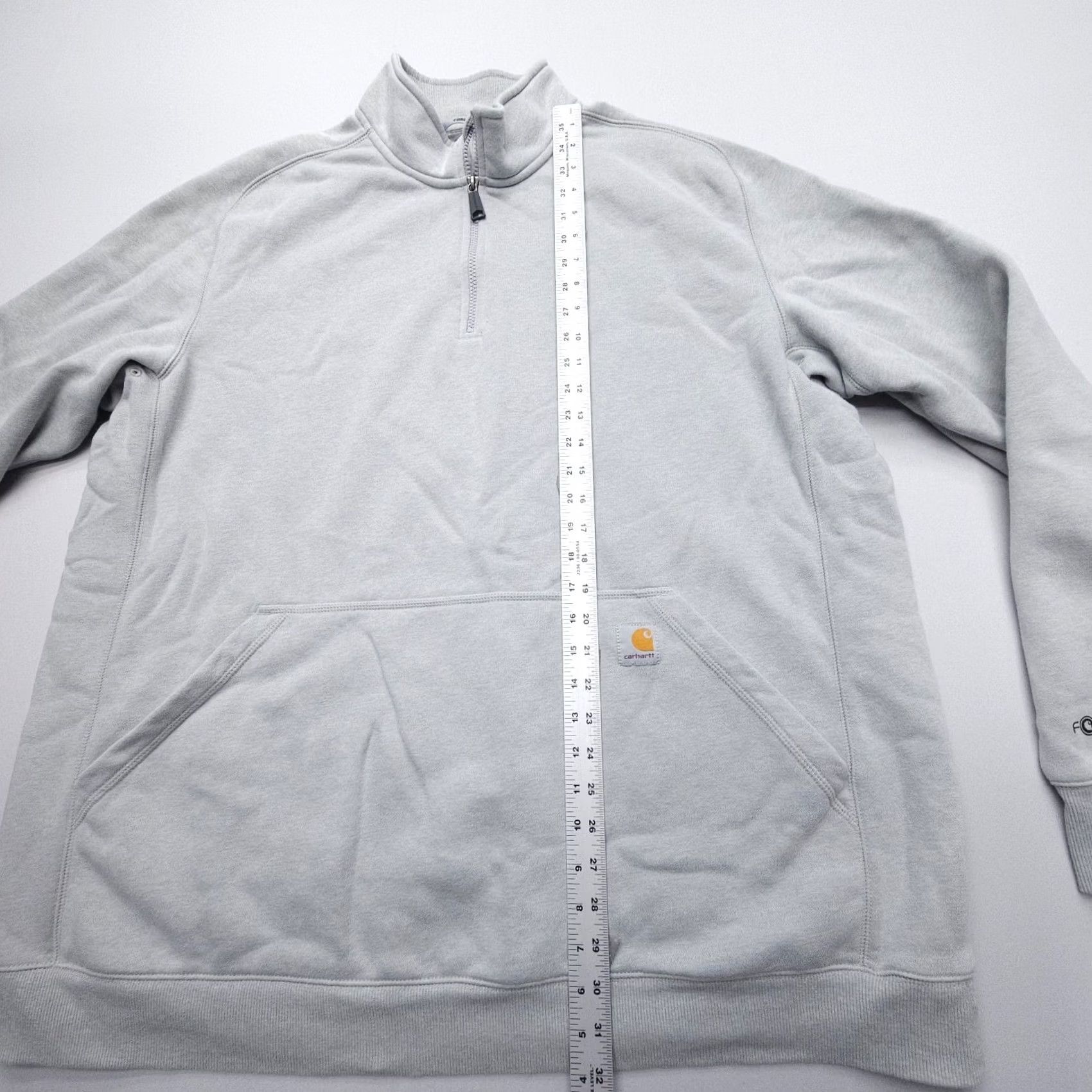 Carhartt Carhartt Sweatshirt Mens 3XL Tall Relaxed Fit Force 1/4 Zip Fleece Workwear Size US XXL / EU 58 / 5 - 7 Thumbnail