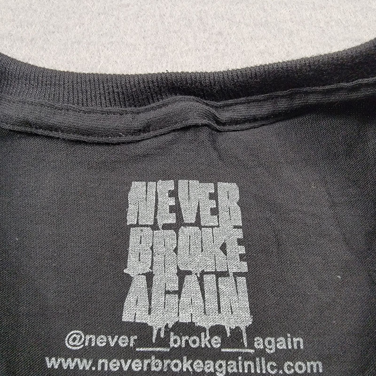 NBA Young Boy Never Broke Again Graffiti Tshirt Black Sz M Size US M / EU 48-50 / 2 - 3 Thumbnail