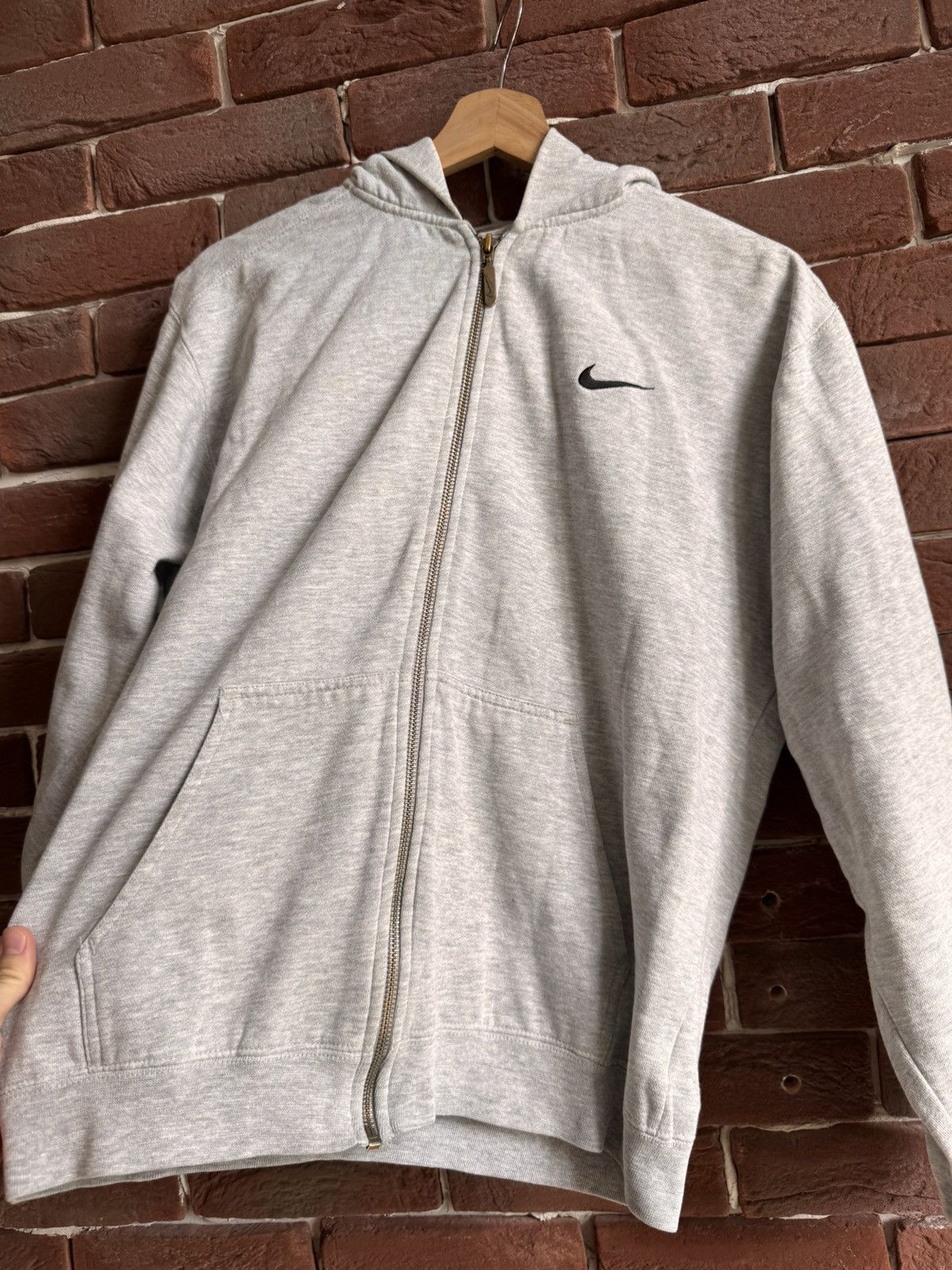 Nike Vintage 90s Nike Small Swoosh Logo White Tag Zip Hoodie S Size US S / EU 44-46 / 1 - 6 Thumbnail