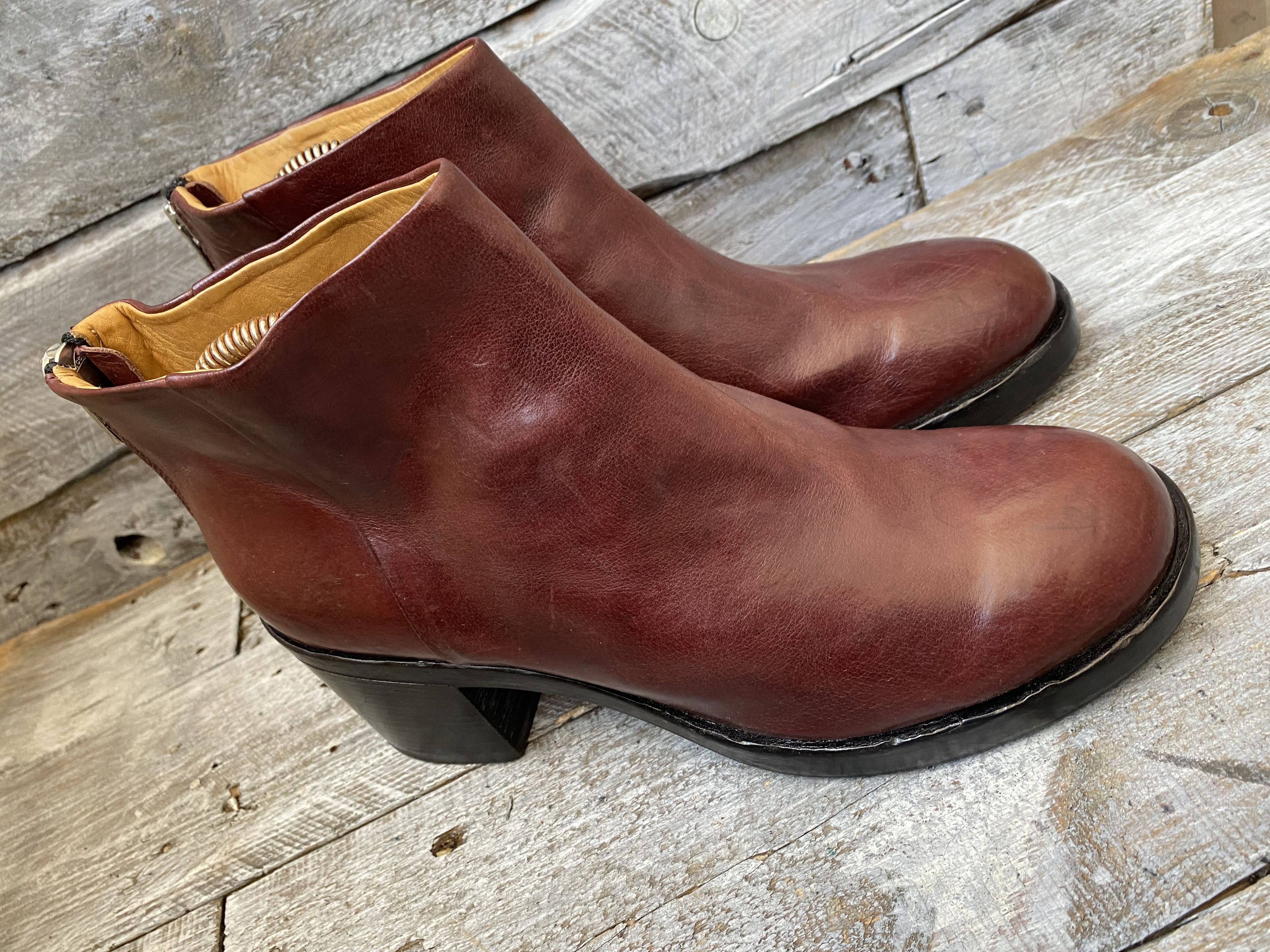 Guidi × Officine Creative Officine CreativeX guidi burgundy leather boots sz 39 Size US 8.5 / IT 38.5 - 9 Thumbnail