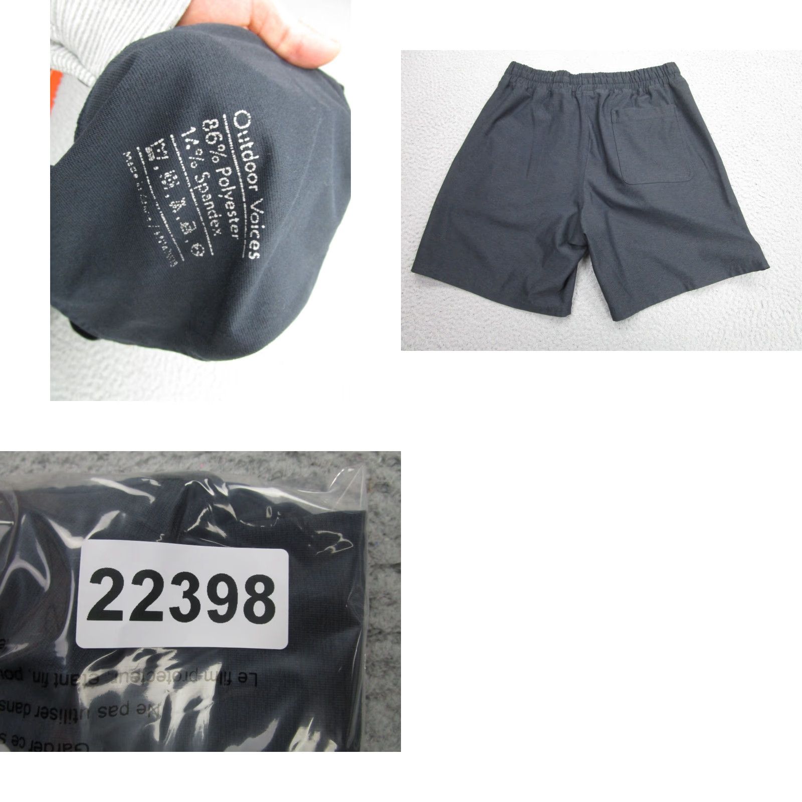 Outdoor Voices Outdoor Voices Active Shorts Mens S Gray Athletic Pocket Drawstring Lounge Shorts Size US 29 - 8 Thumbnail