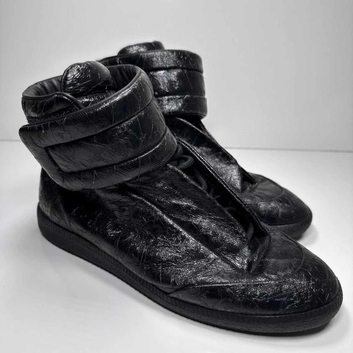 Maison Margiela Future Black 9 42 High Top Sneakers