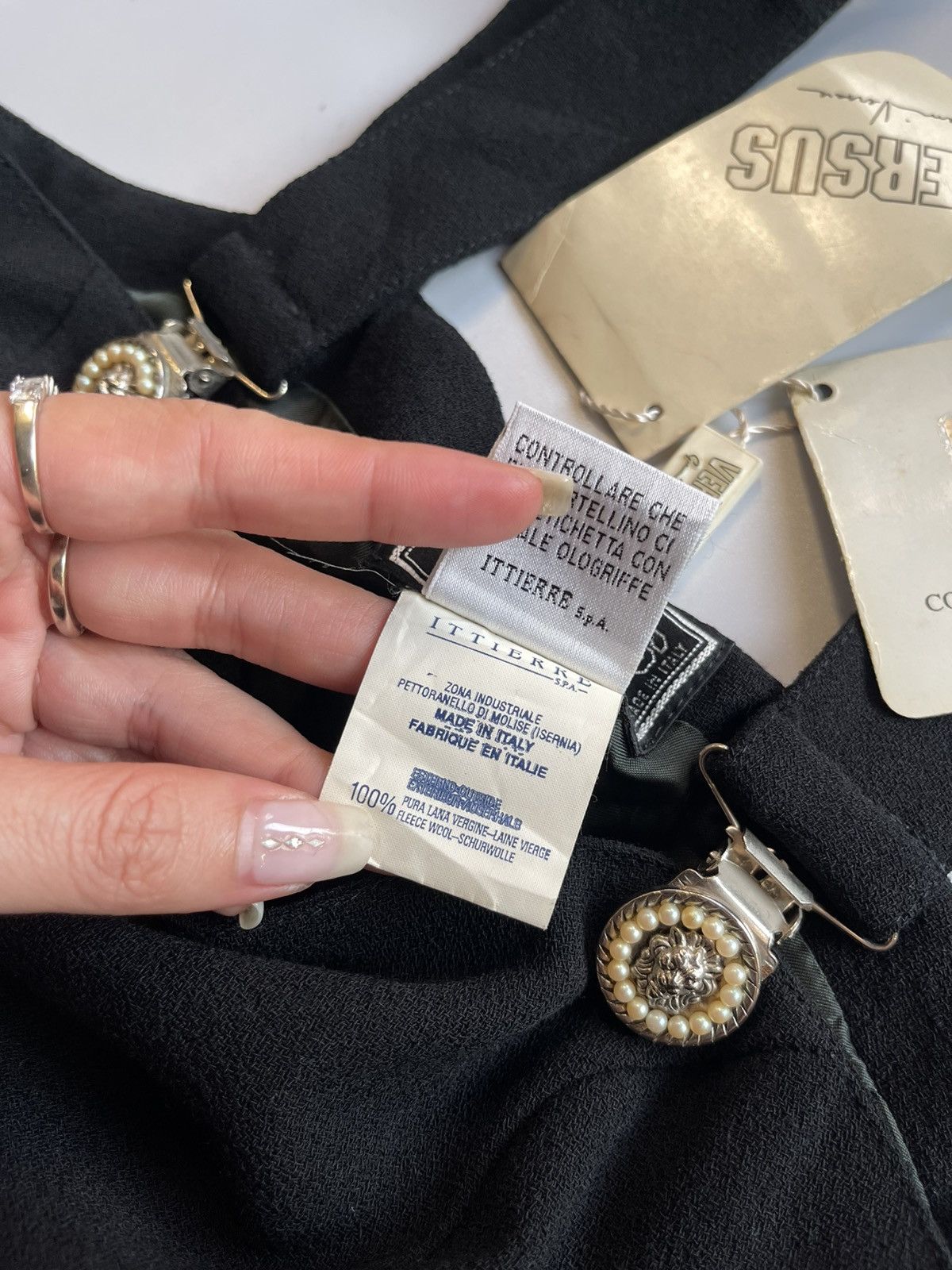Versace Rare Item / vintage Gianni Versace mini dress w tiger strap Size S / US 4 / IT 40 - 6 Thumbnail