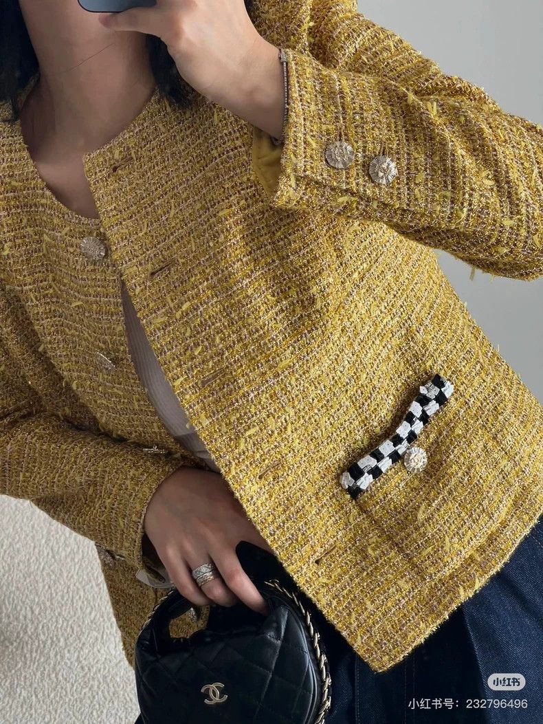 Chanel Chanel 23C bright gold diamond buckle braided jacket Size XS / US 0-2 / IT 36-38 - 8 Thumbnail