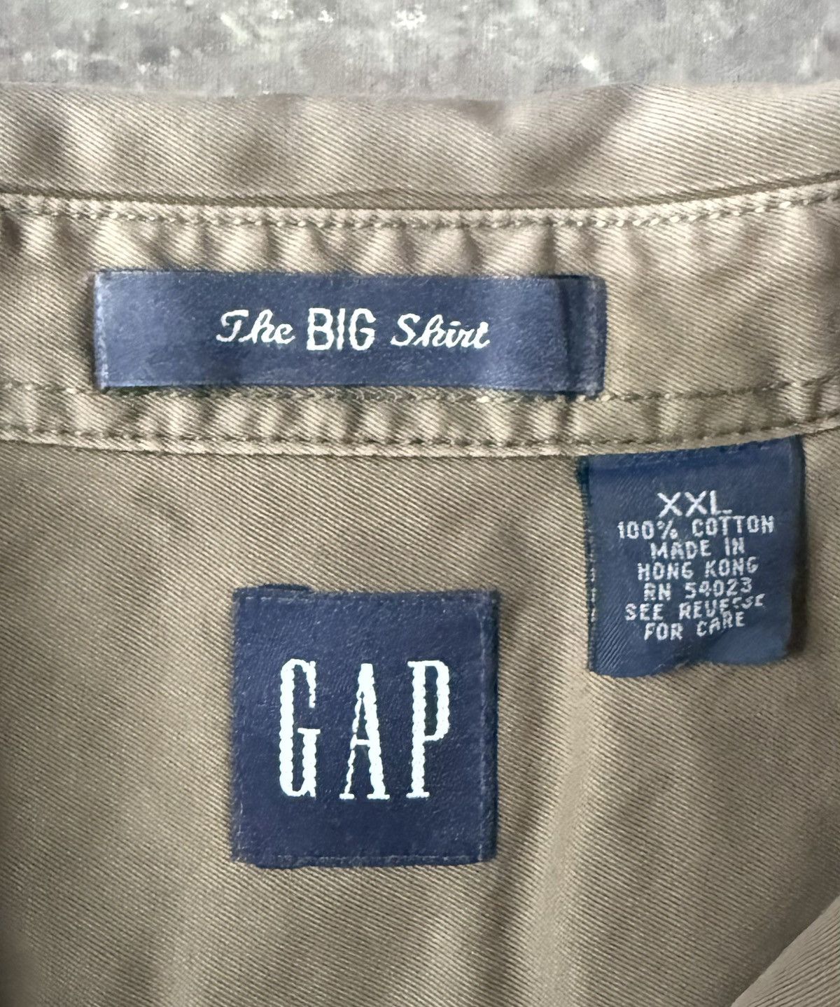 Vintage Vintage Gap Buttondown Shirt (XXL) Size US XXL / EU 58 / 5 - 5 Thumbnail