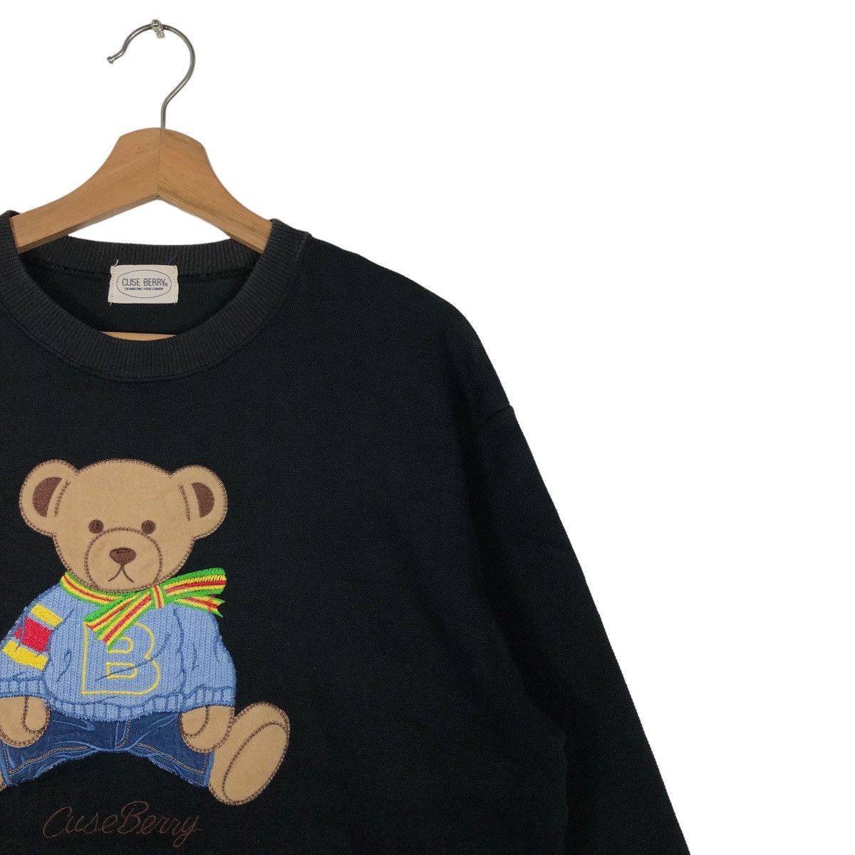 Hysteric Glamour 🔥Vintage Cuse Berry Cartoon Bear Big Logo Sweatshirt Size US M / EU 48-50 / 2 - 6 Thumbnail