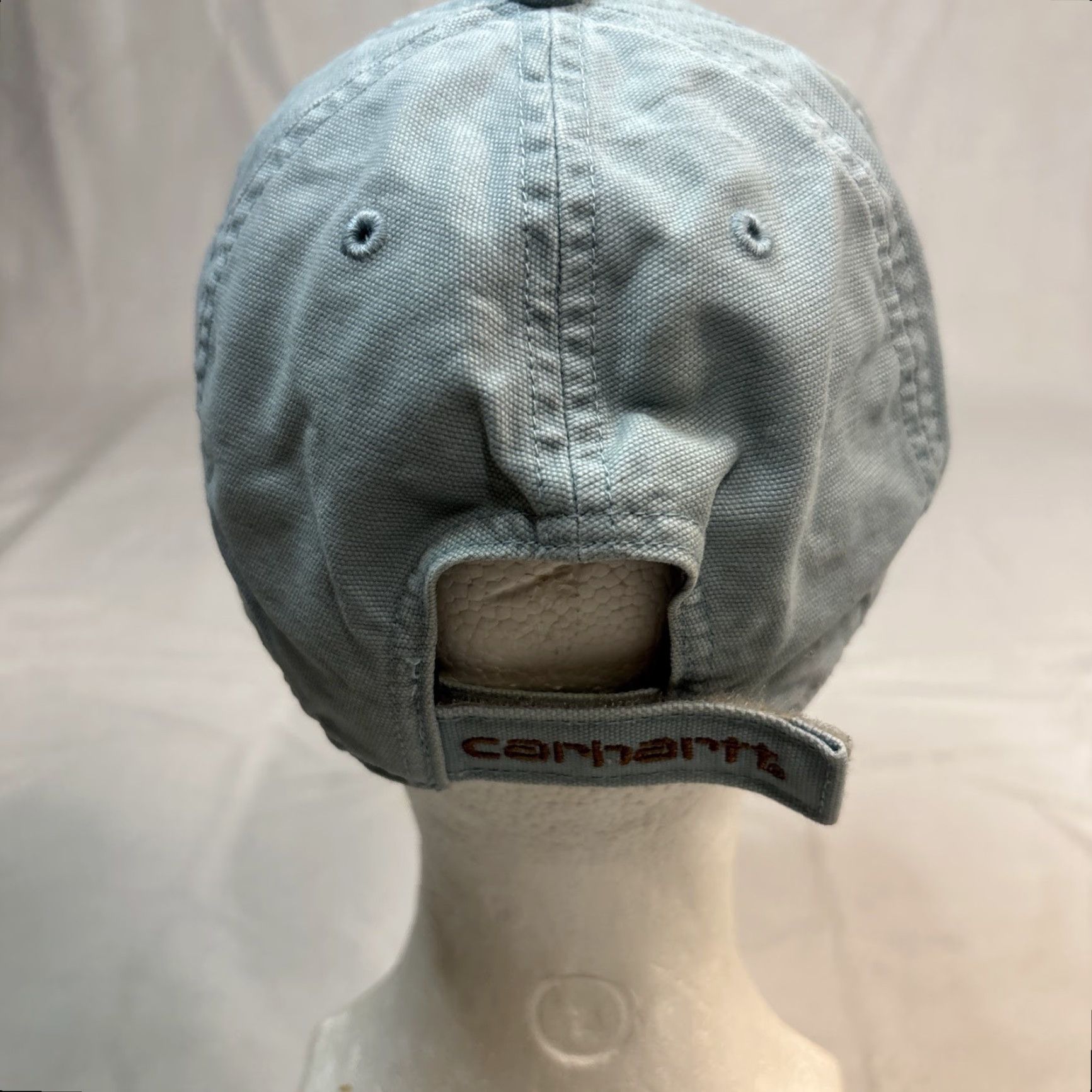Carhartt Carhartt Mens Cotton Canvas Hat Odessa Adjustable Soft Blue Cap Hat Size ONE SIZE - 5 Thumbnail