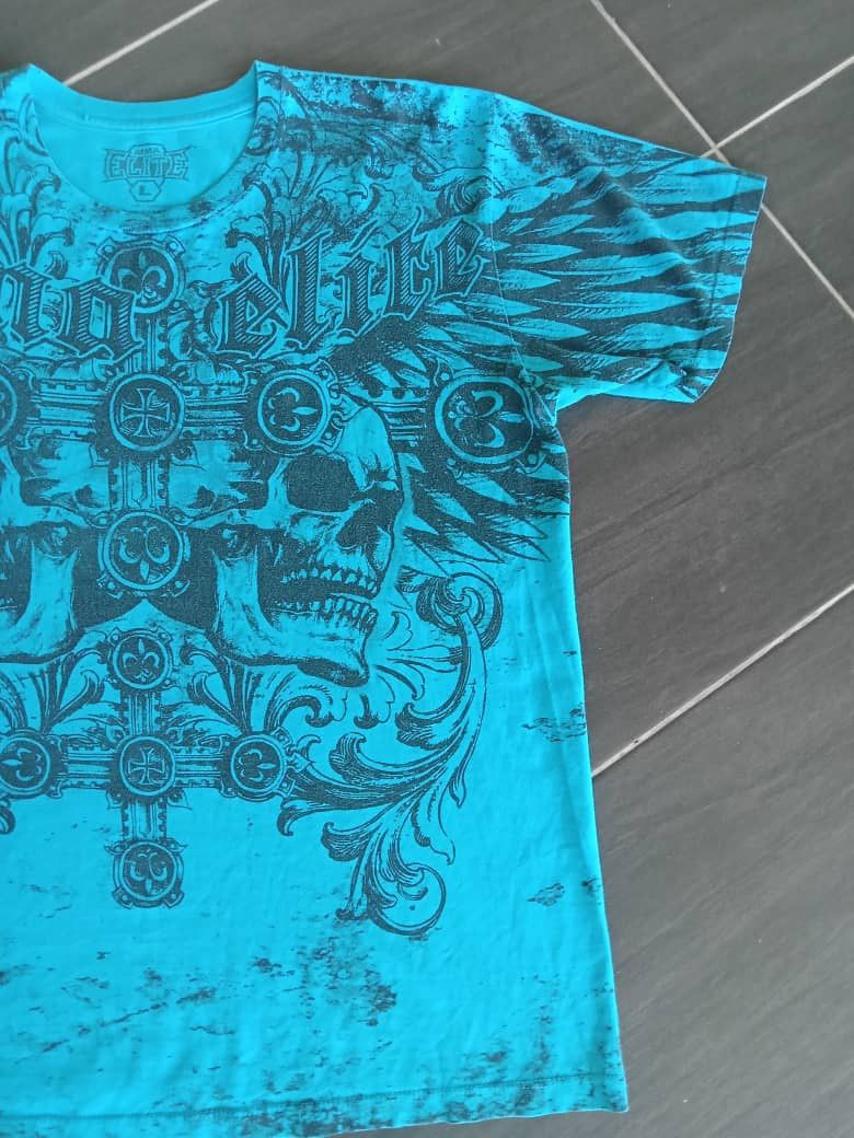 Japanese Brand MMA Elite AOP Affliction Style Tee Size US L / EU 52-54 / 3 - 5 Thumbnail