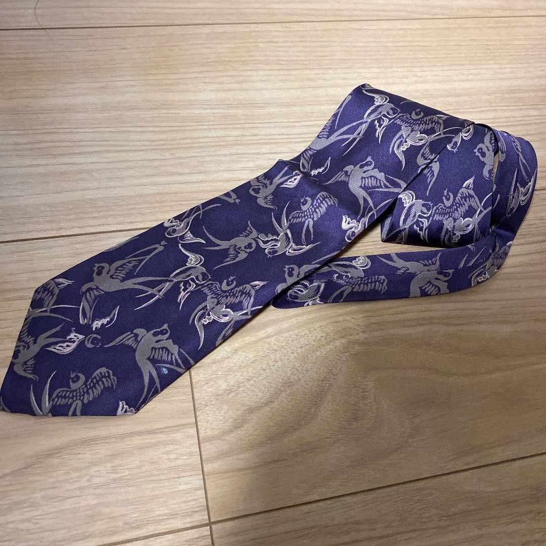 Yohji Yamamoto Yohji Yamamoto POUR HOMME sparrow archive tie Size ONE SIZE - 1 Thumbnail