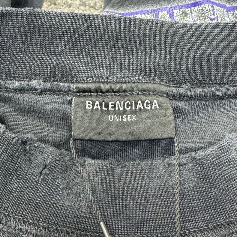 Balenciaga Balenciaga 24ss Now Buy Now Washed Black Short Sleeve Size US L / EU 52-54 / 3 - 5 Thumbnail