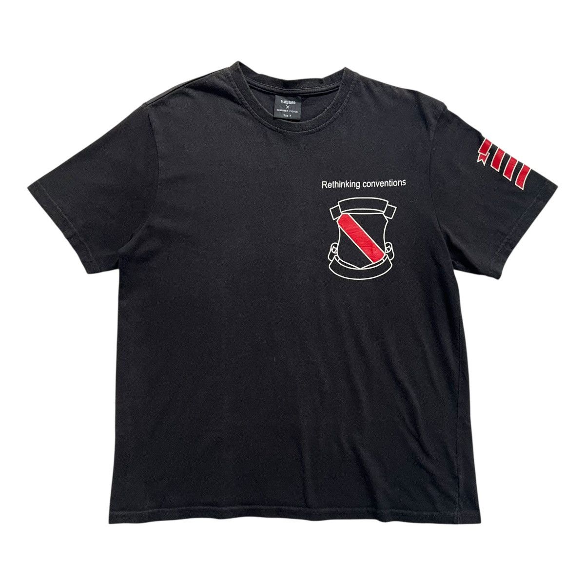 Number (N)ine RE: Number (N)ine Shield Crest Distressed Tee | Grailed