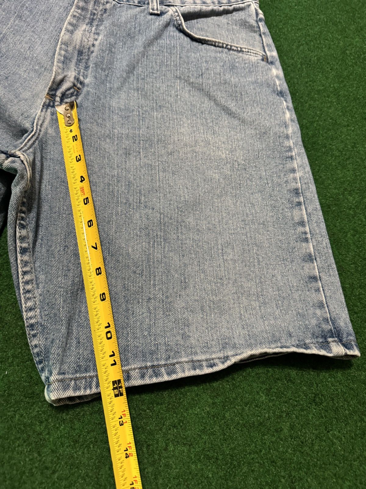 Wrangler Y2K Wranger Light Wash Jorts Baggy Grunge Denim Shorts Size US 38 / EU 54 - 6 Thumbnail