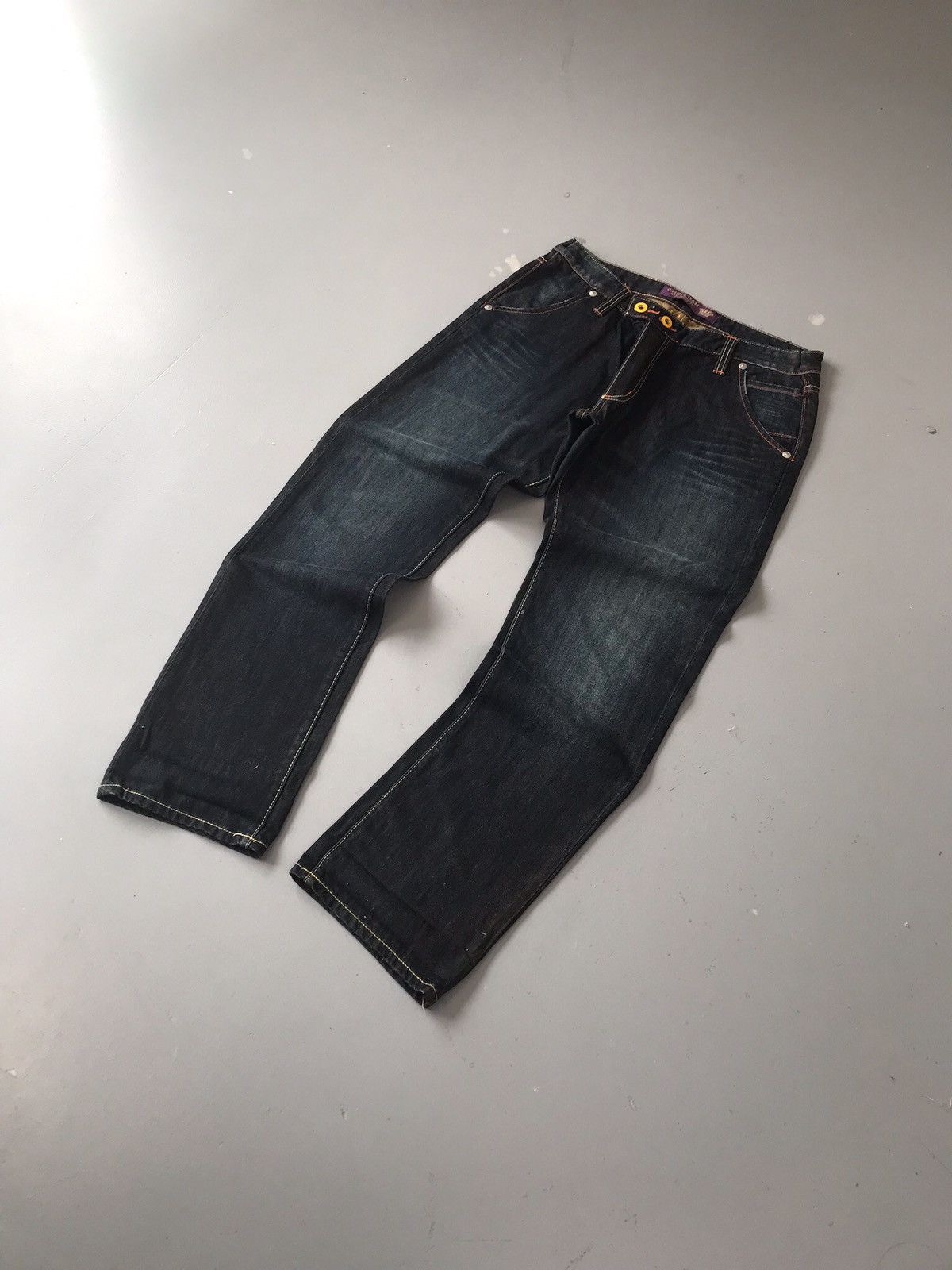 Christian Audigier × Ed Hardy Vintage Christian Audigier embroidered denim Size US 36 / EU 52 - 12 Thumbnail