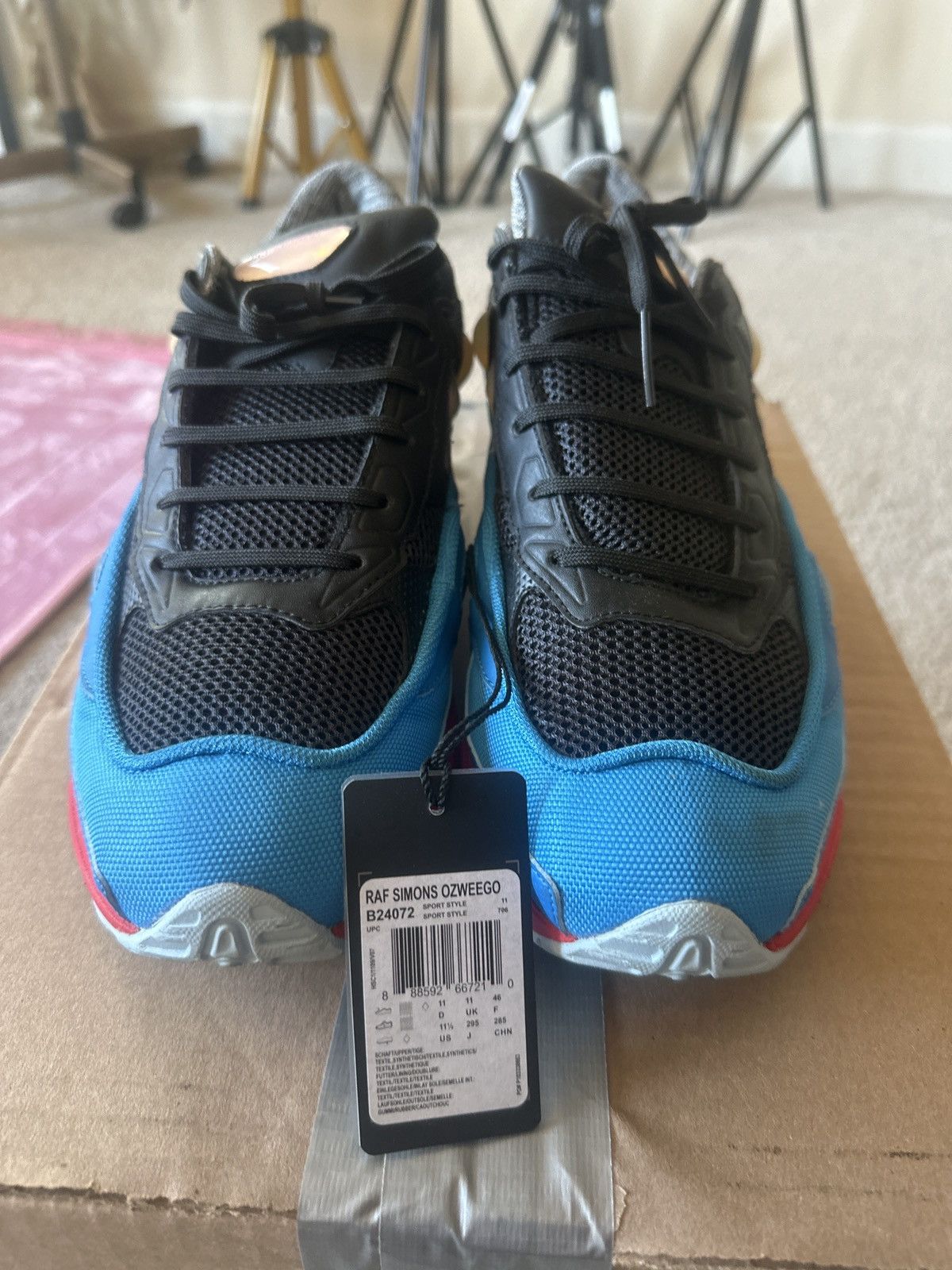 Adidas × Raf Simons RAF simons Ozweego 2 Size US 11.5 / EU 44-45 - 5 Thumbnail