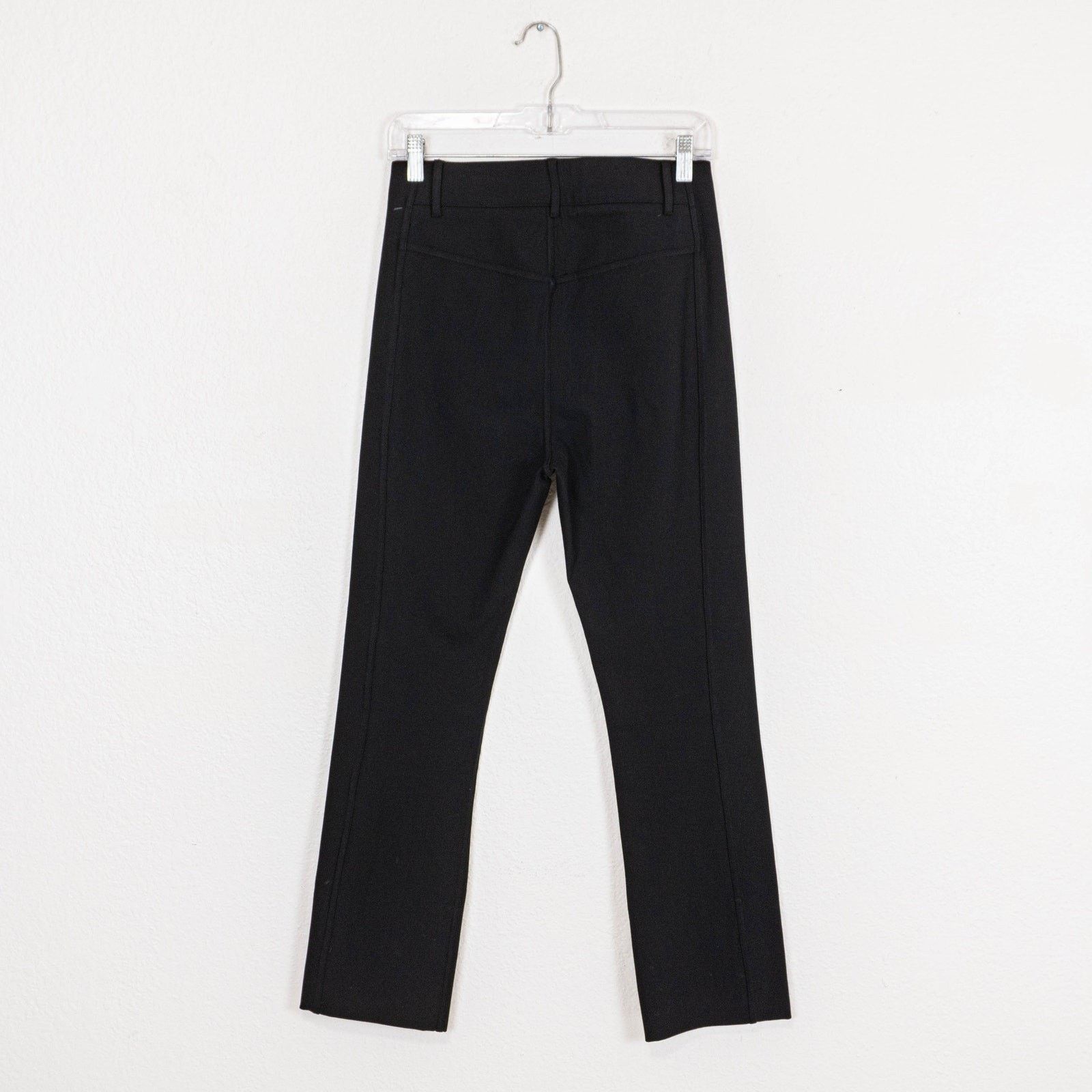 AYR AYR the Sizzle Split cuff stretch pants in black size 6 Size 28" / US 6 / IT 42 - 11 Thumbnail