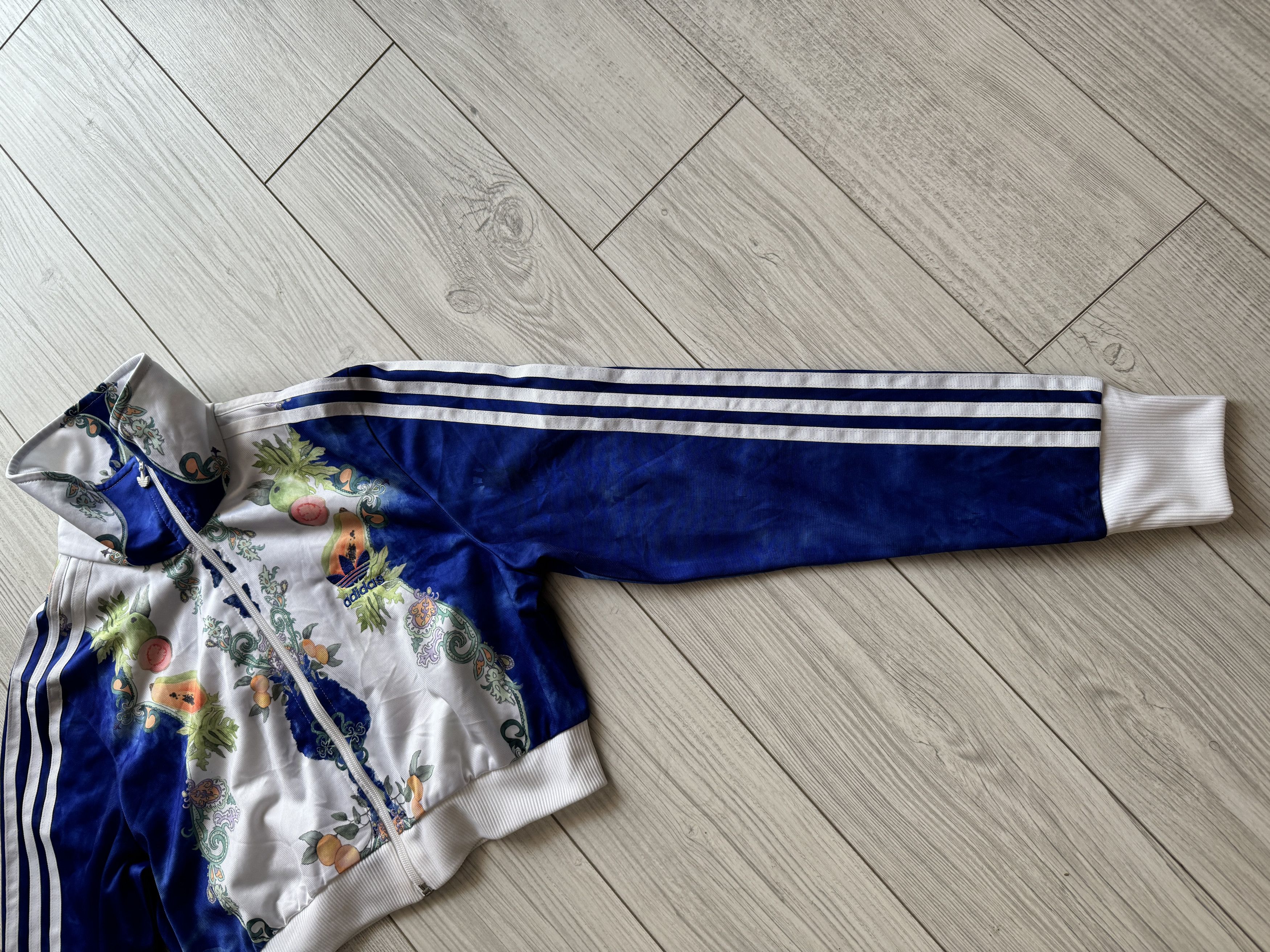 Adidas Adidas Firebird Cropped Jacket – Rare Brazil Fruit Floral Size S / US 4 / IT 40 - 10 Thumbnail