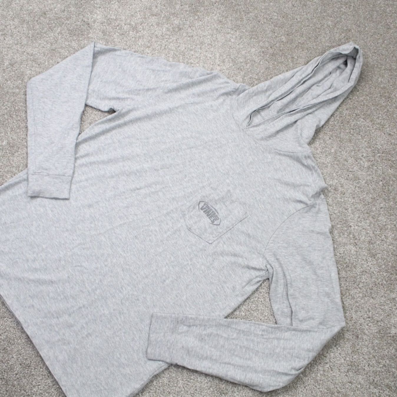 Vineyard Vines Vineyard Vines Hoodie Mens Small Gray Football Long Sleeve Pullover Hooded Sweatshirt Size US S / EU 44-46 / 1 - 4 Thumbnail