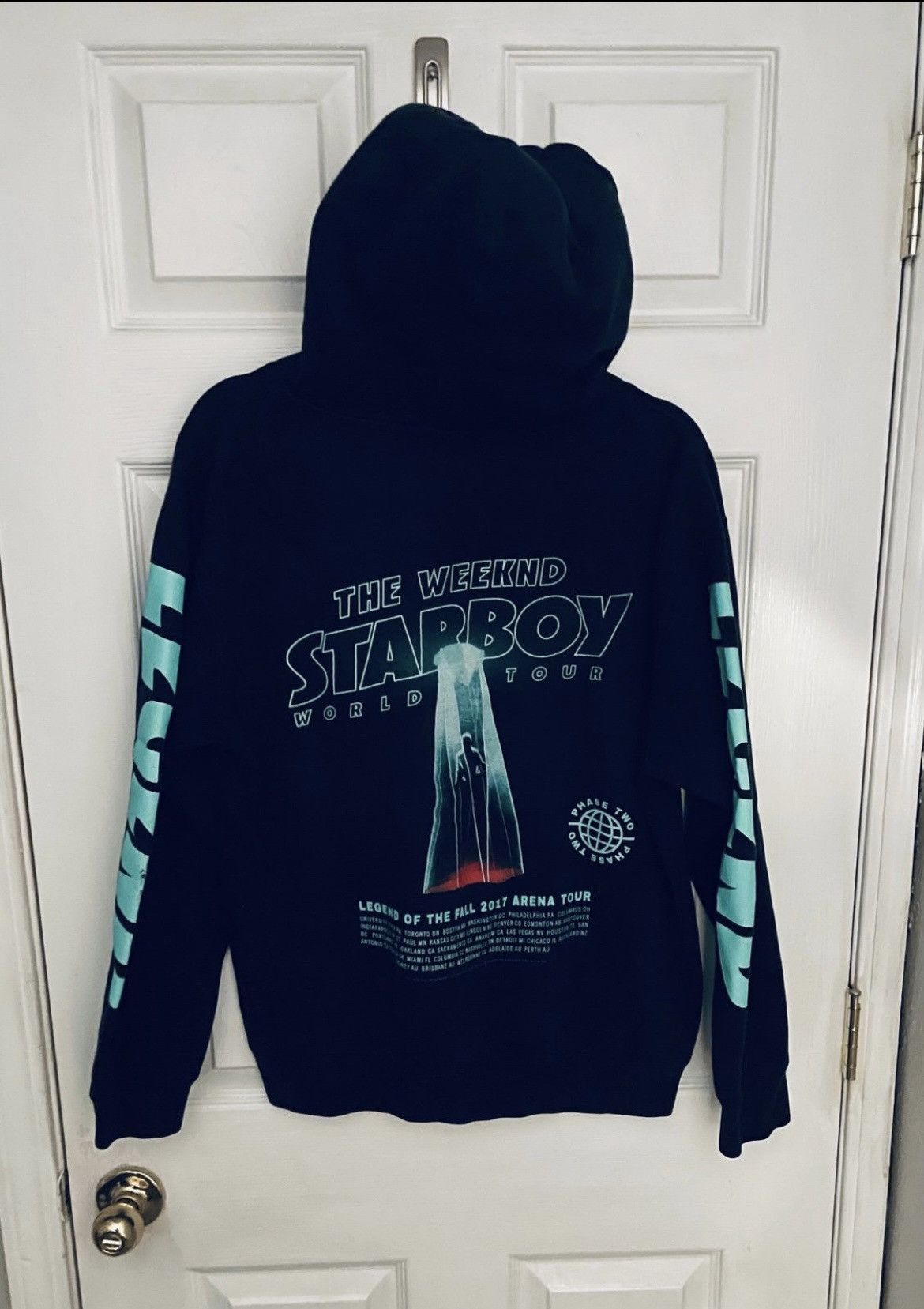 The Weeknd × XO The Weeknd Starboy 2017 LOTF Phase 2 Tour Hoodie Size S Rare Size US S / EU 44-46 / 1 - 2 Thumbnail