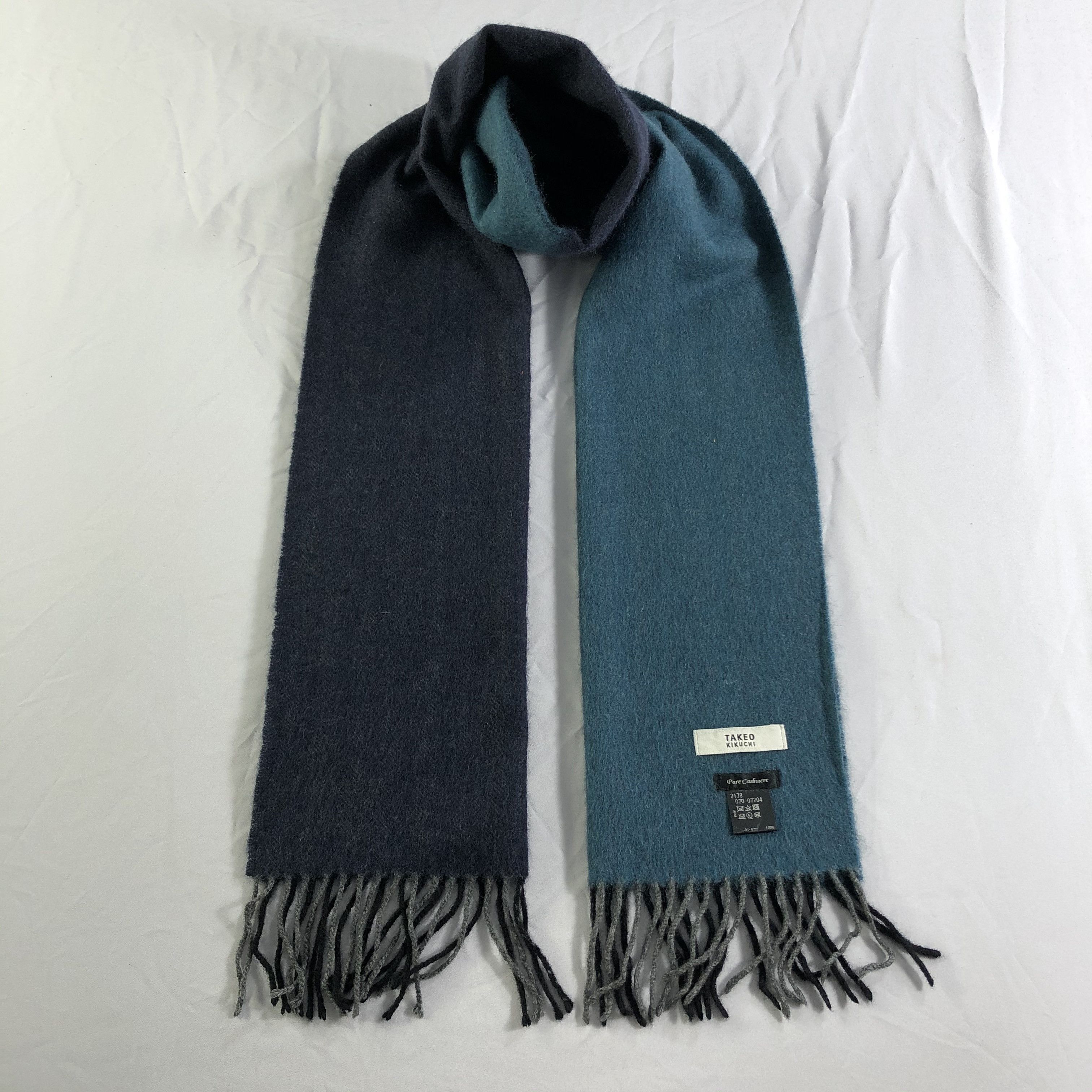 Takeo Kikuchi Takeo Kikuchi Cashmere Scarf Muffler Neckwear V2364 Size ONE SIZE - 1 Thumbnail
