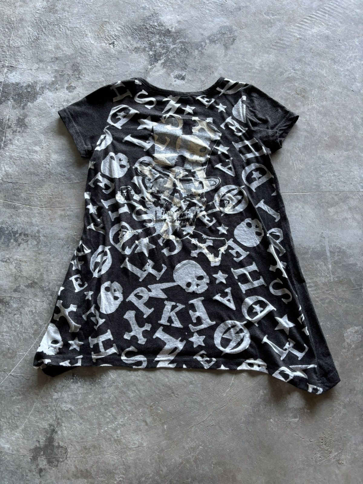 Hysteric Glamour CORNFLAKE punk gothic skull japanese grunge Size S / US 4 / IT 40 - 2 Thumbnail