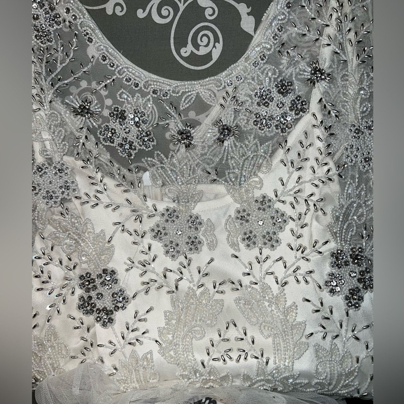 Other Stunning ModCloth Everlasting Romance Wedding Gown! Size L / US 10 / IT 46 - 8 Thumbnail